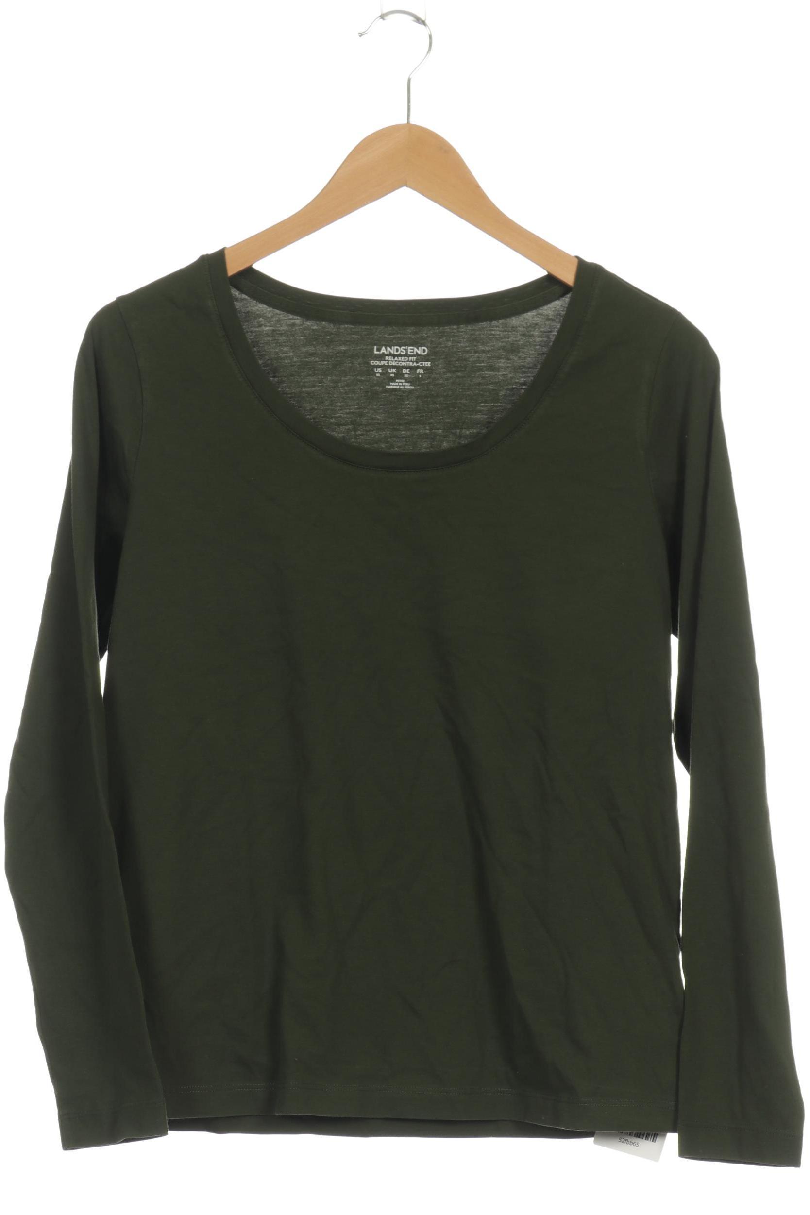 

Lands End Damen Langarmshirt, grün, Gr.