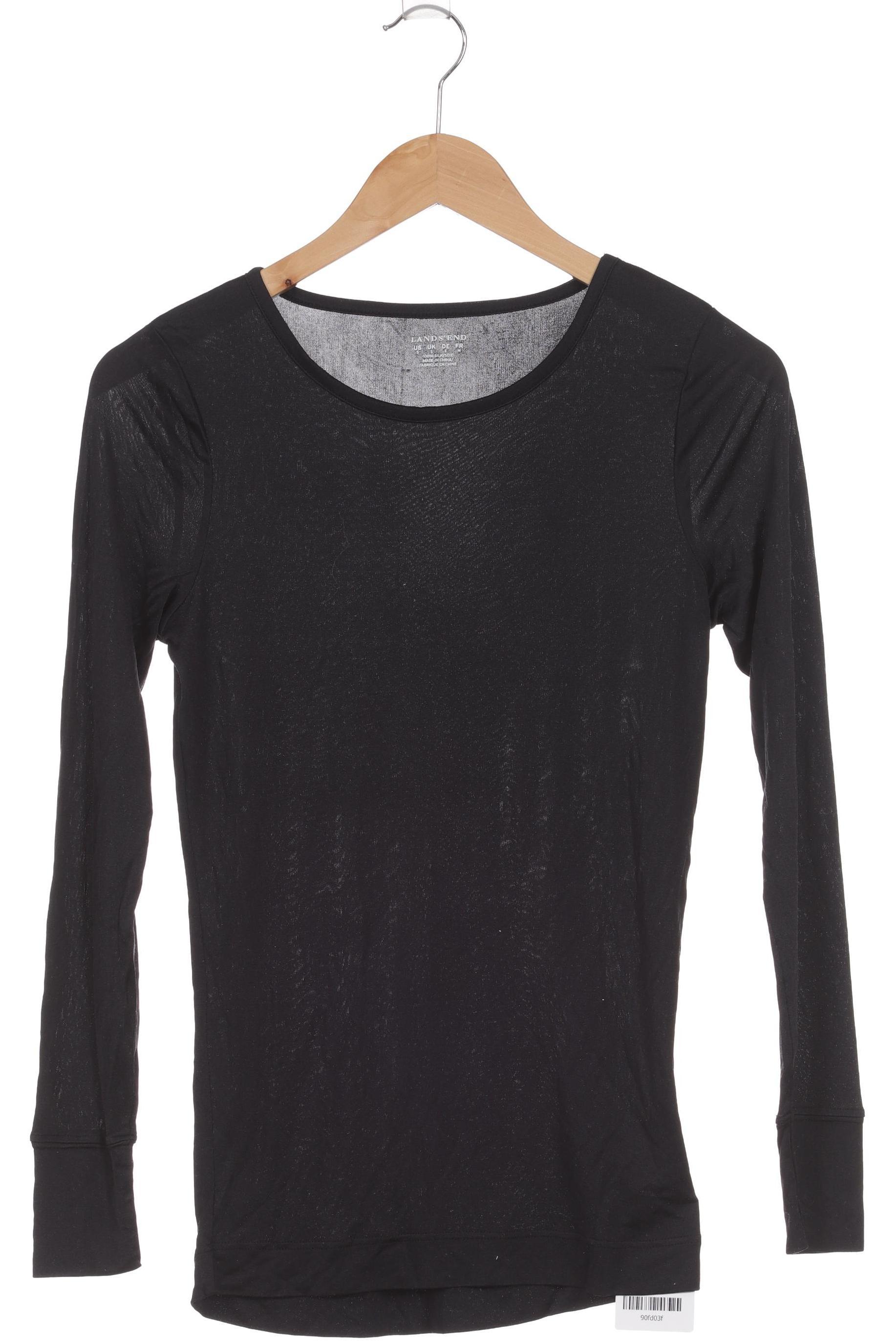 

Lands End Damen Langarmshirt, schwarz, Gr.