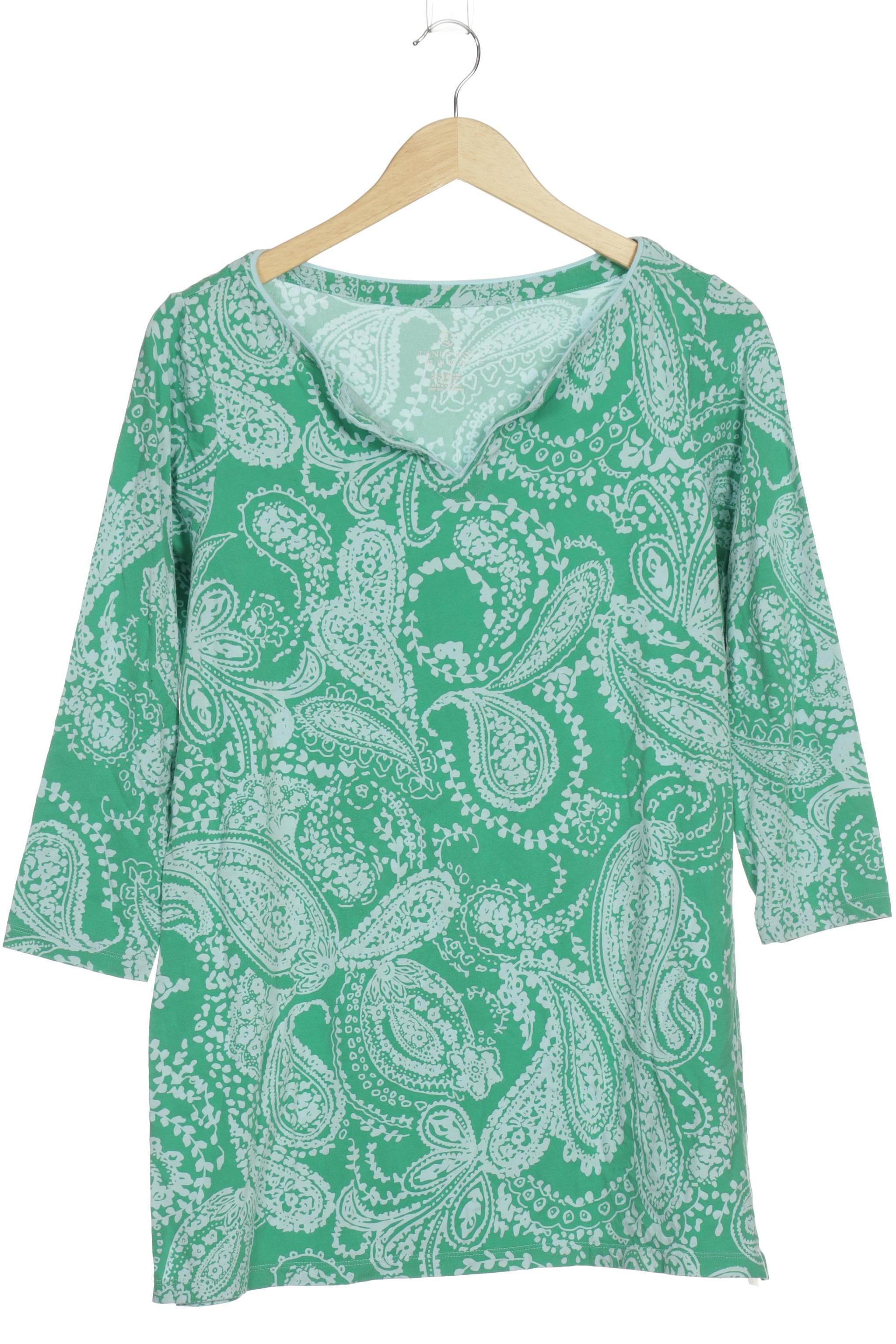 

Lands End Damen Langarmshirt, grün, Gr.