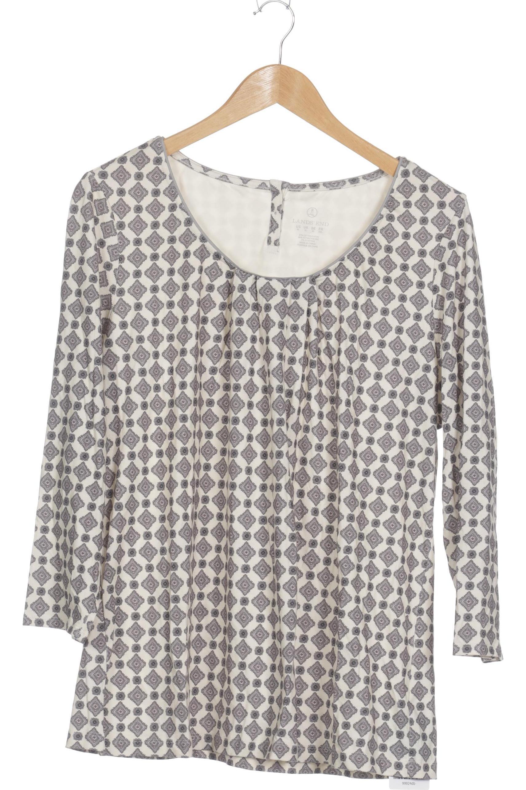 

Lands End Damen Langarmshirt, grau, Gr.