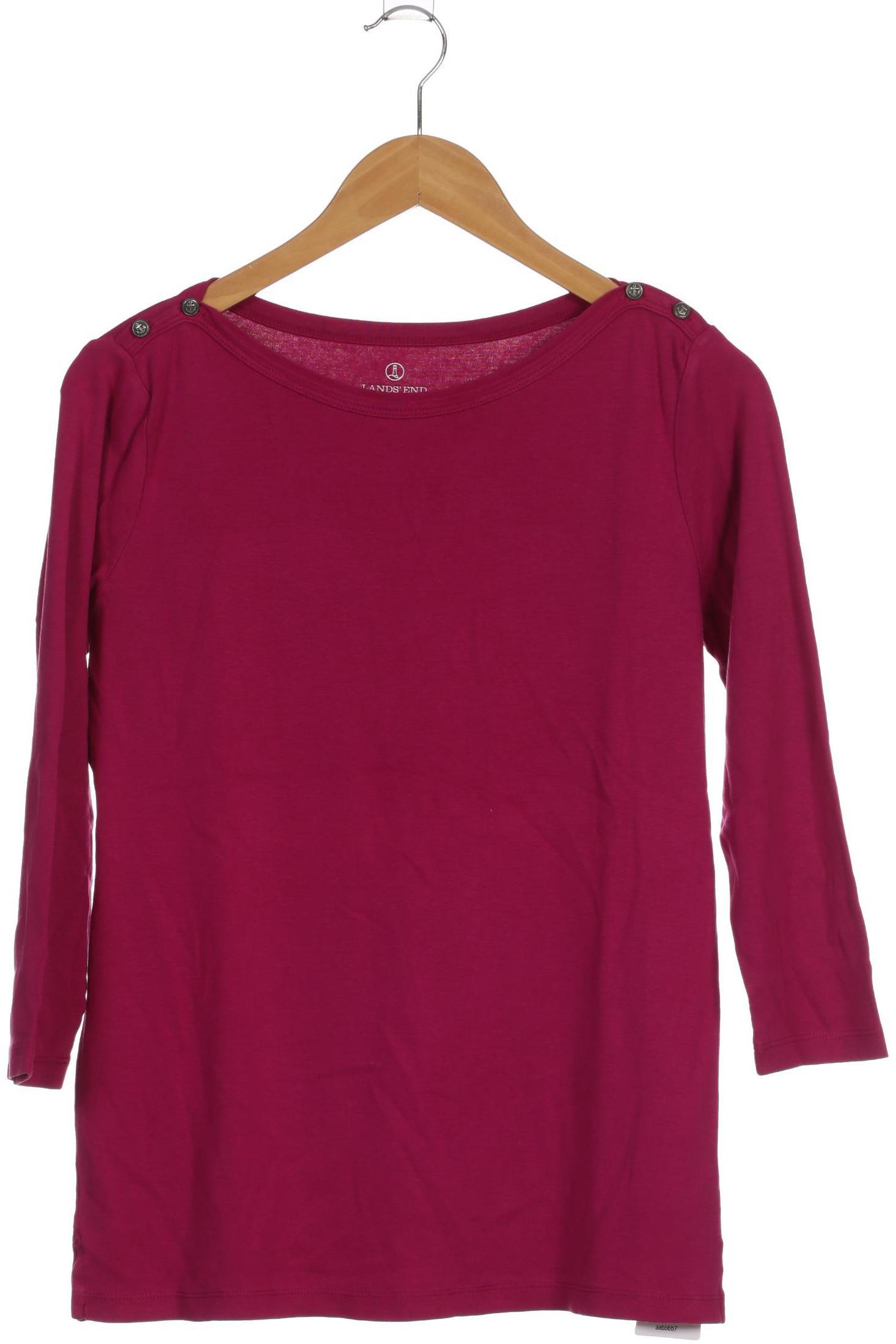 

Lands End Damen Langarmshirt, pink, Gr.