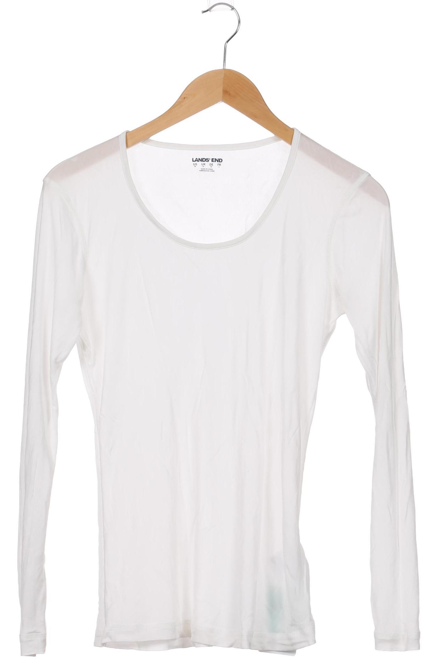 

Lands End Damen Langarmshirt, weiß, Gr.