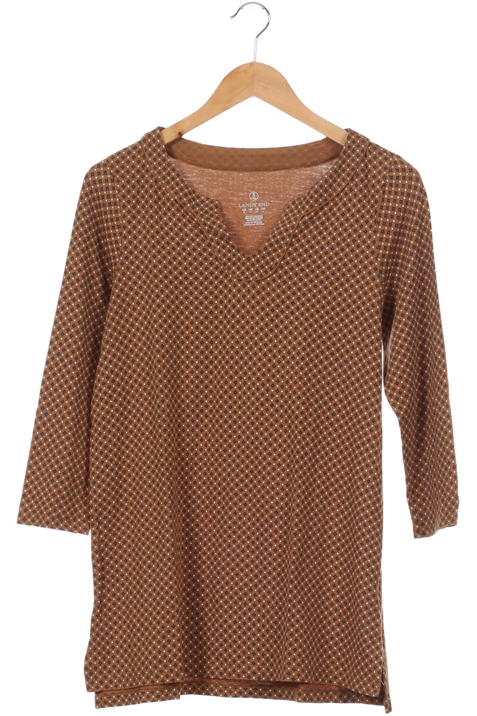 

Lands End Damen Langarmshirt, braun, Gr.