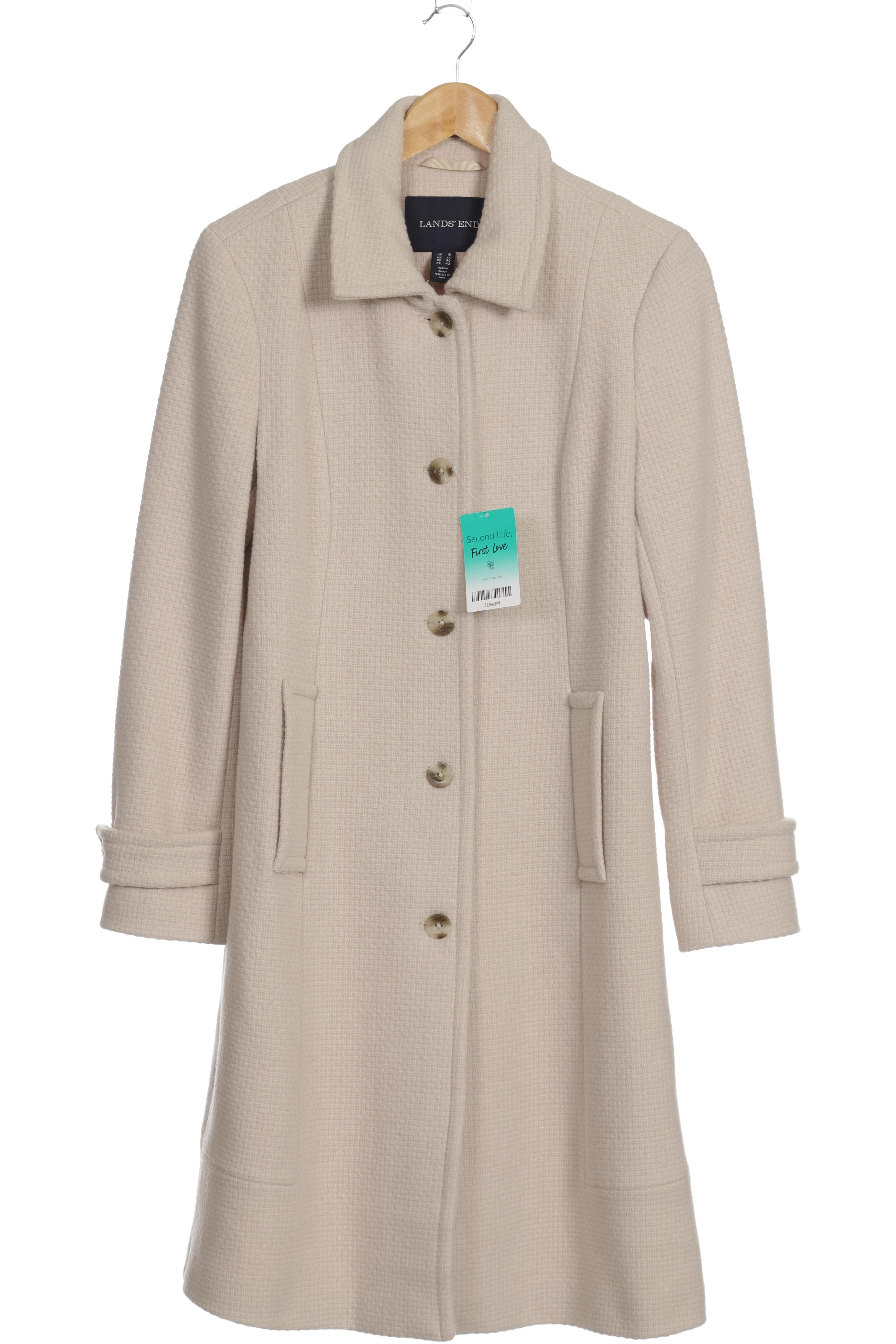 

Lands End Damen Mantel, beige, Gr. 10