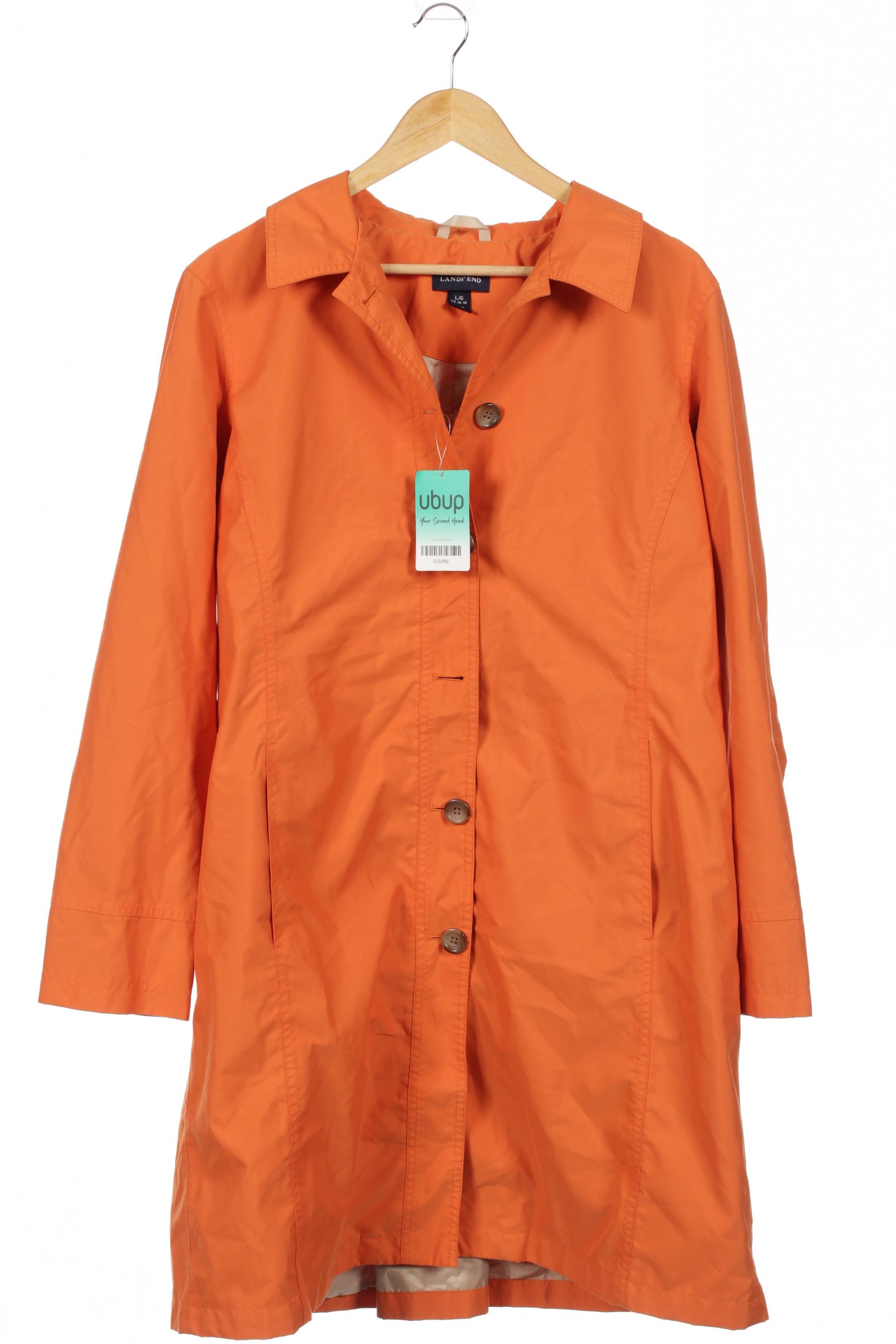 

Lands End Damen Mantel, orange, Gr.