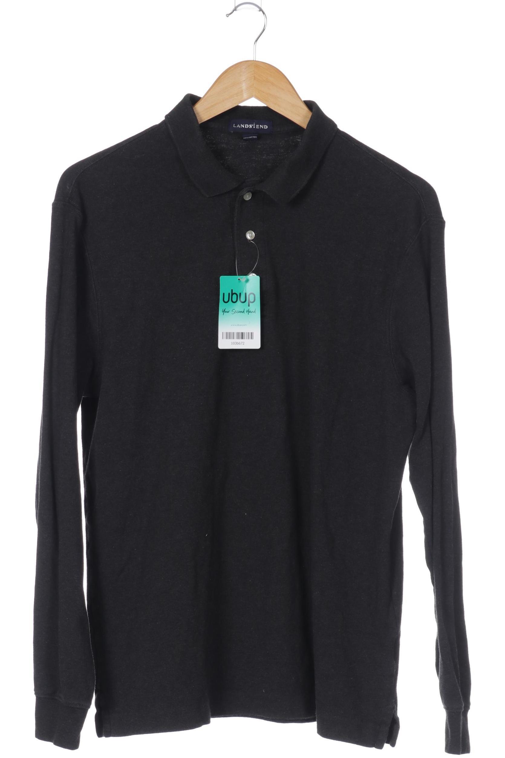 

Lands End Herren Poloshirt, schwarz, Gr.
