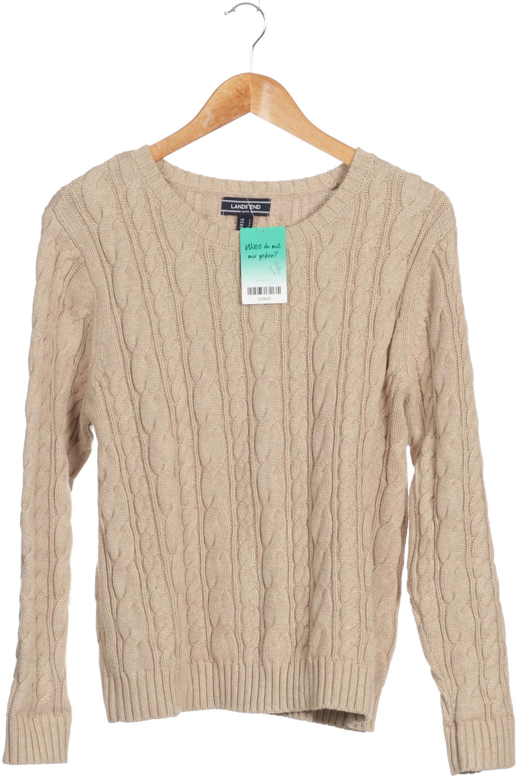 

Lands End Damen Pullover, beige, Gr.