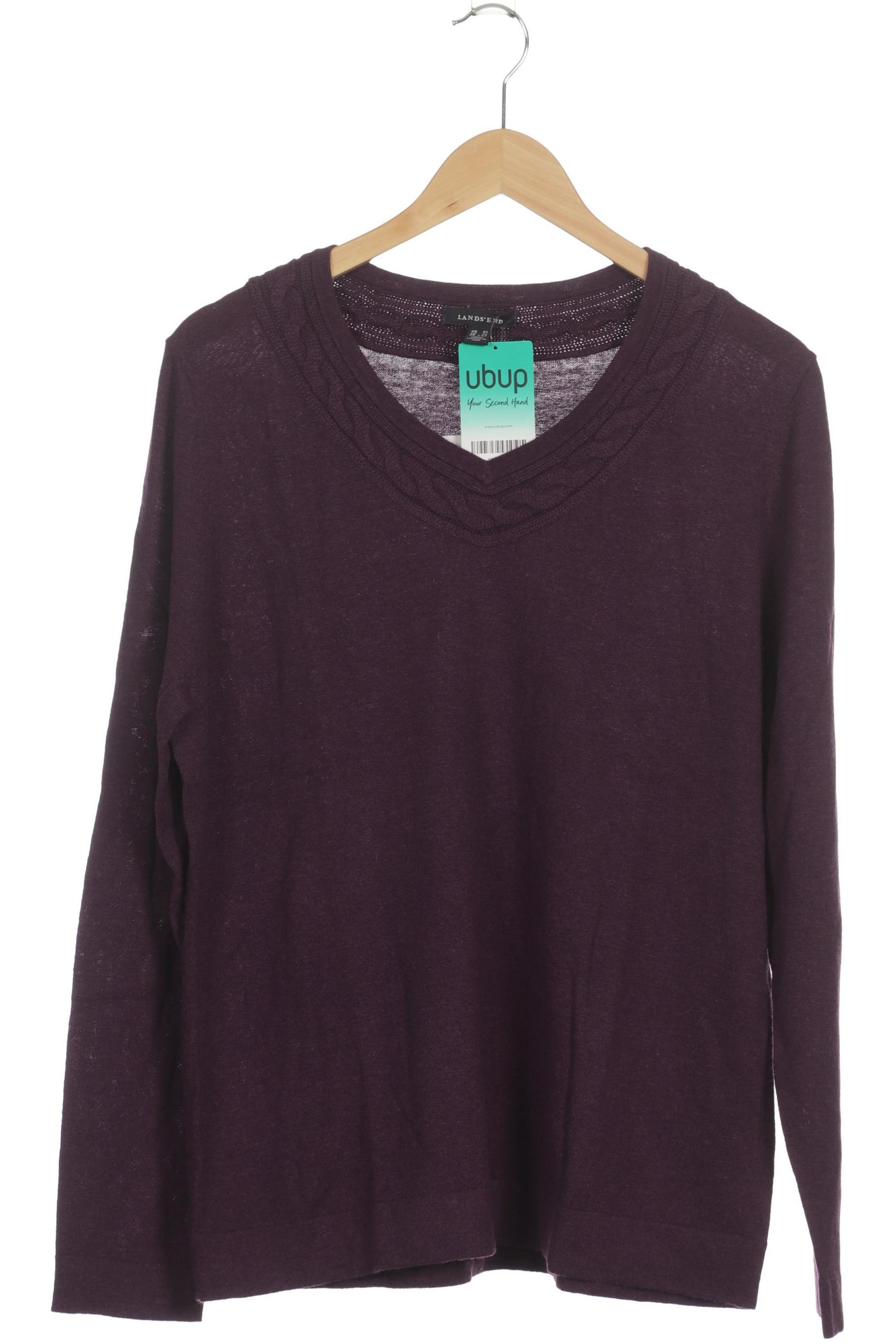 

Lands End Damen Pullover, lila, Gr.