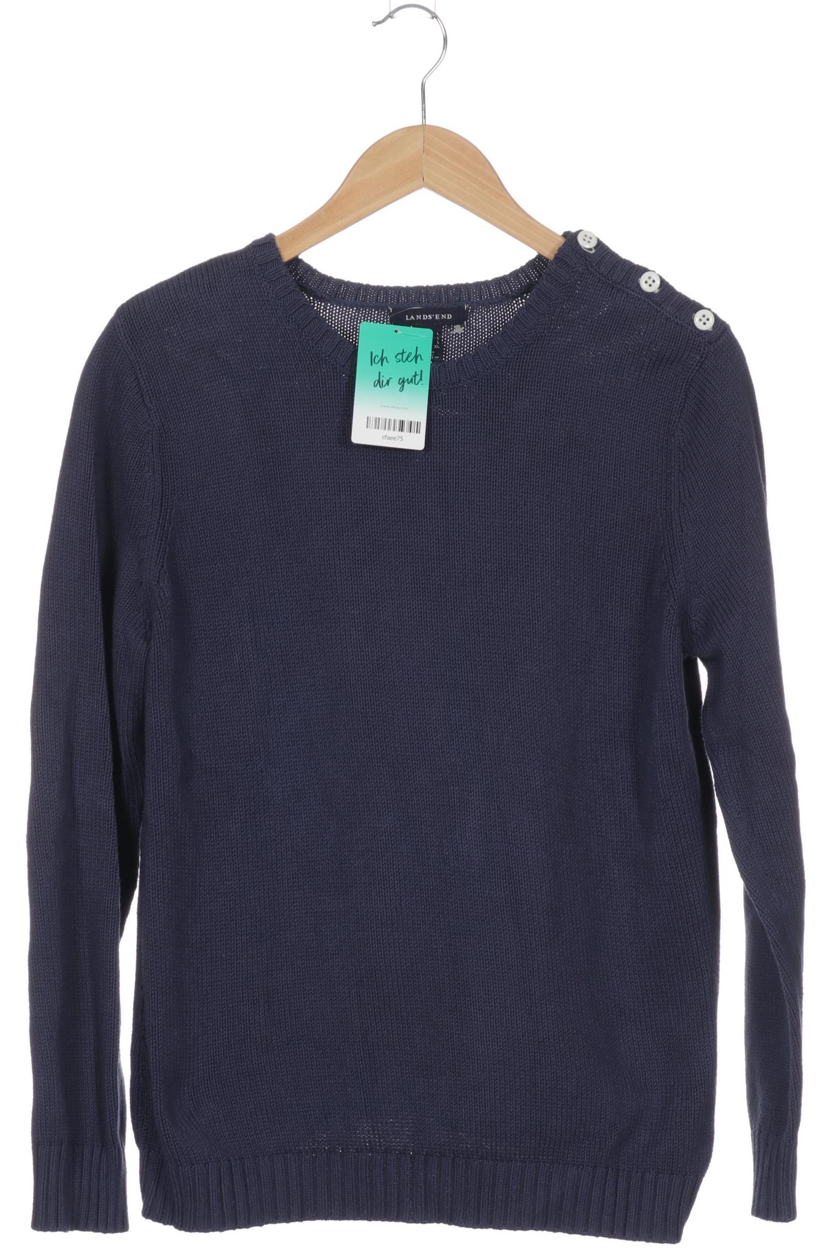 

Lands End Damen Pullover, blau, Gr.