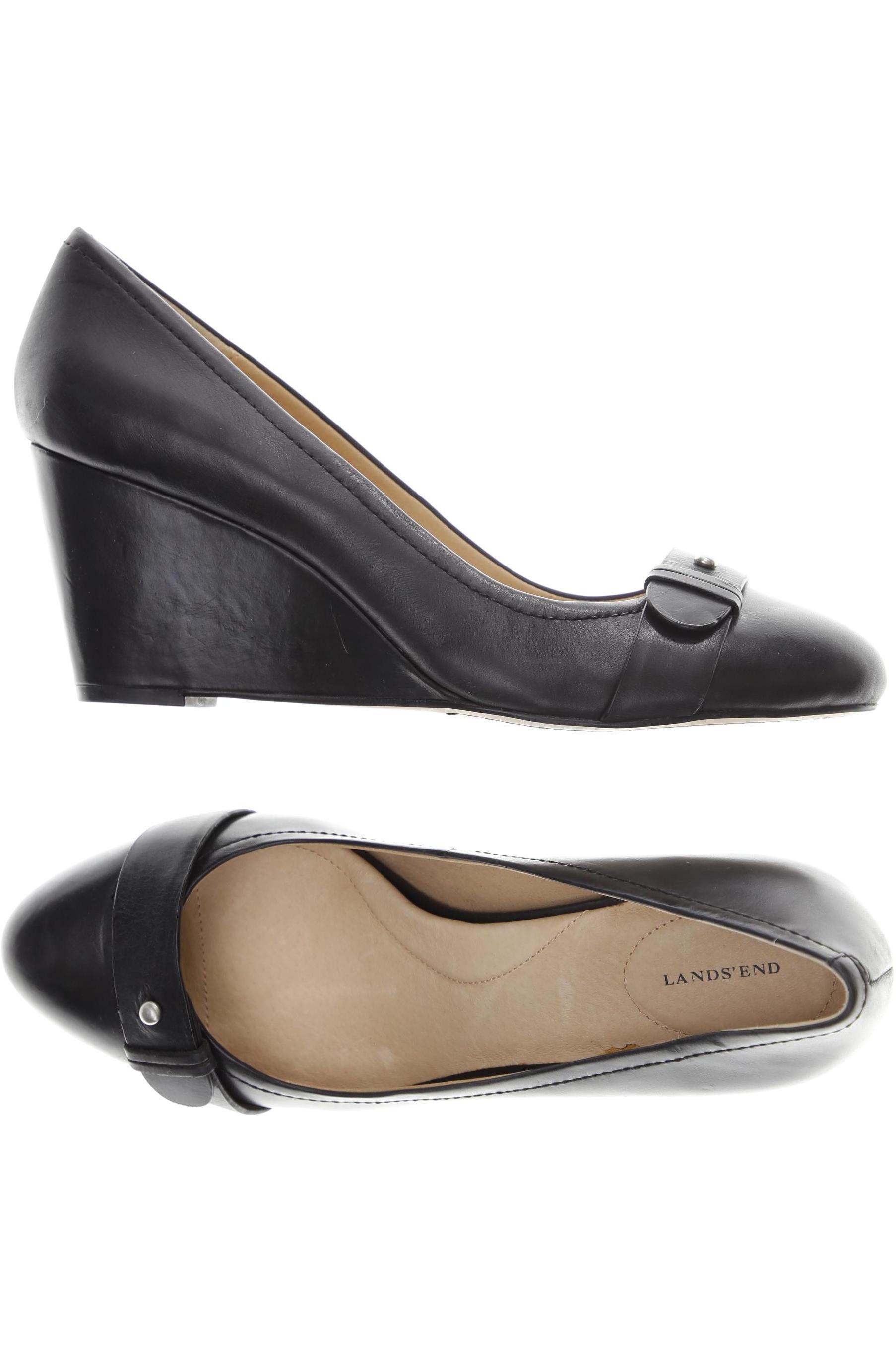 

Lands End Damen Pumps, schwarz, Gr. 41.5
