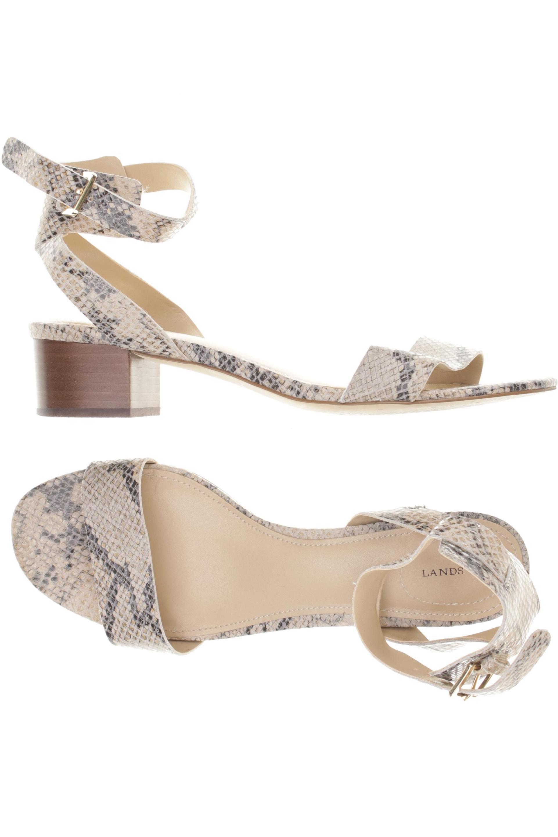 

Lands End Damen Sandale, braun, Gr. 38