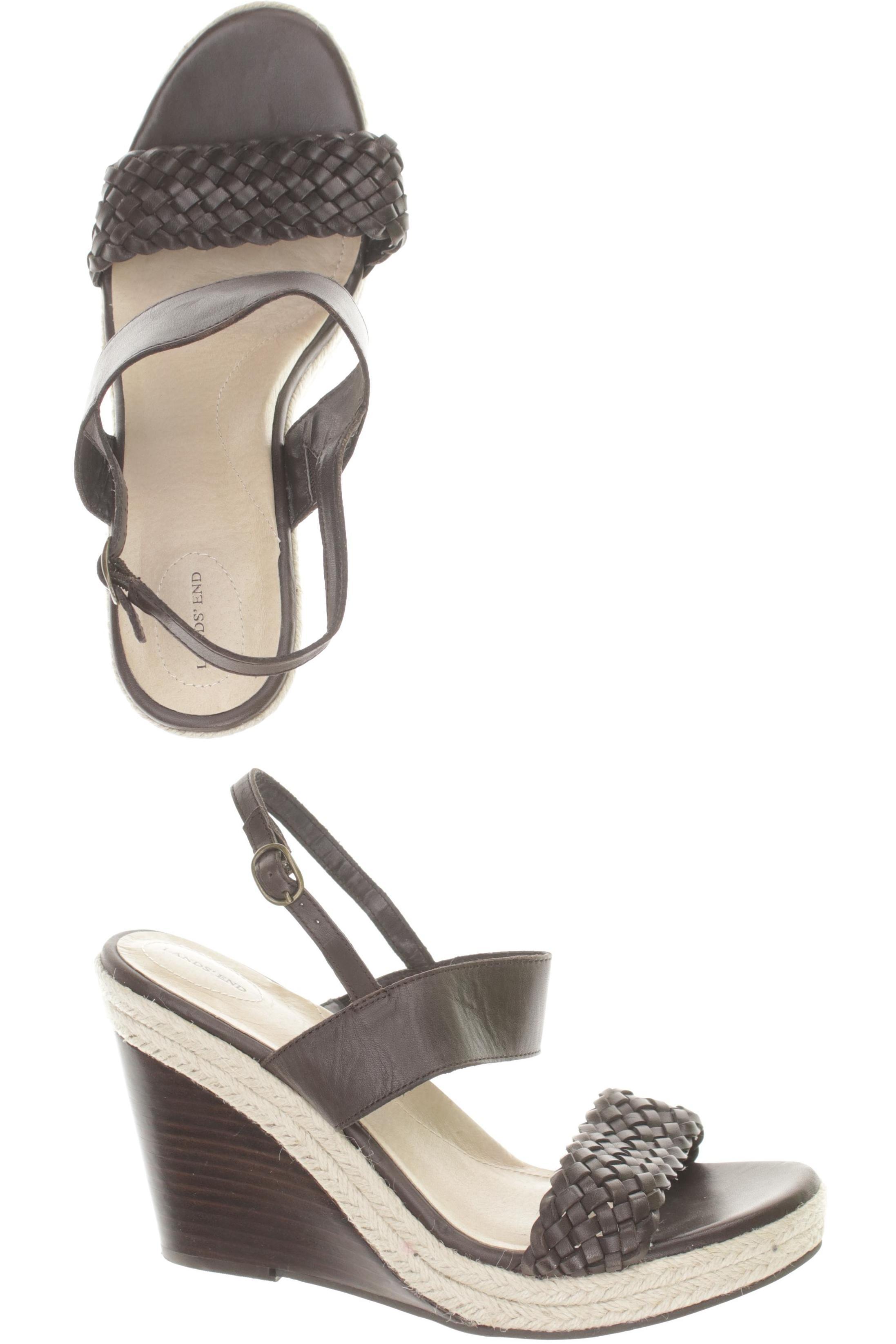 

Lands End Damen Sandale, braun, Gr. 41.5