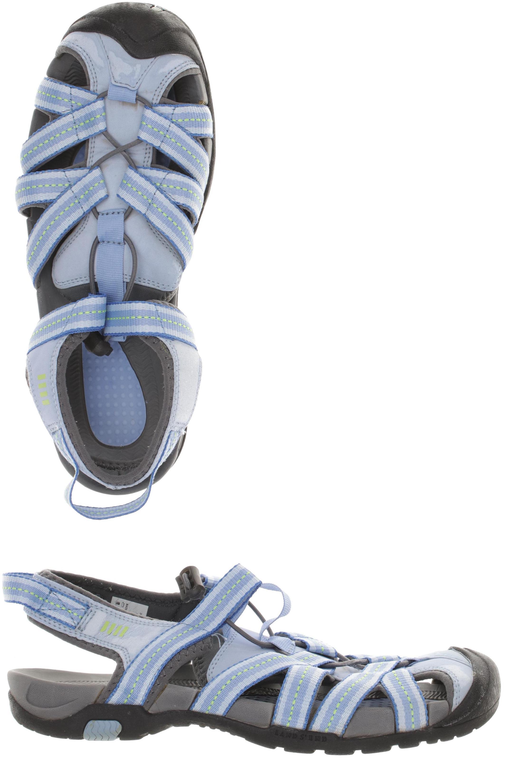 

Lands End Damen Sandale, blau, Gr. 7.5