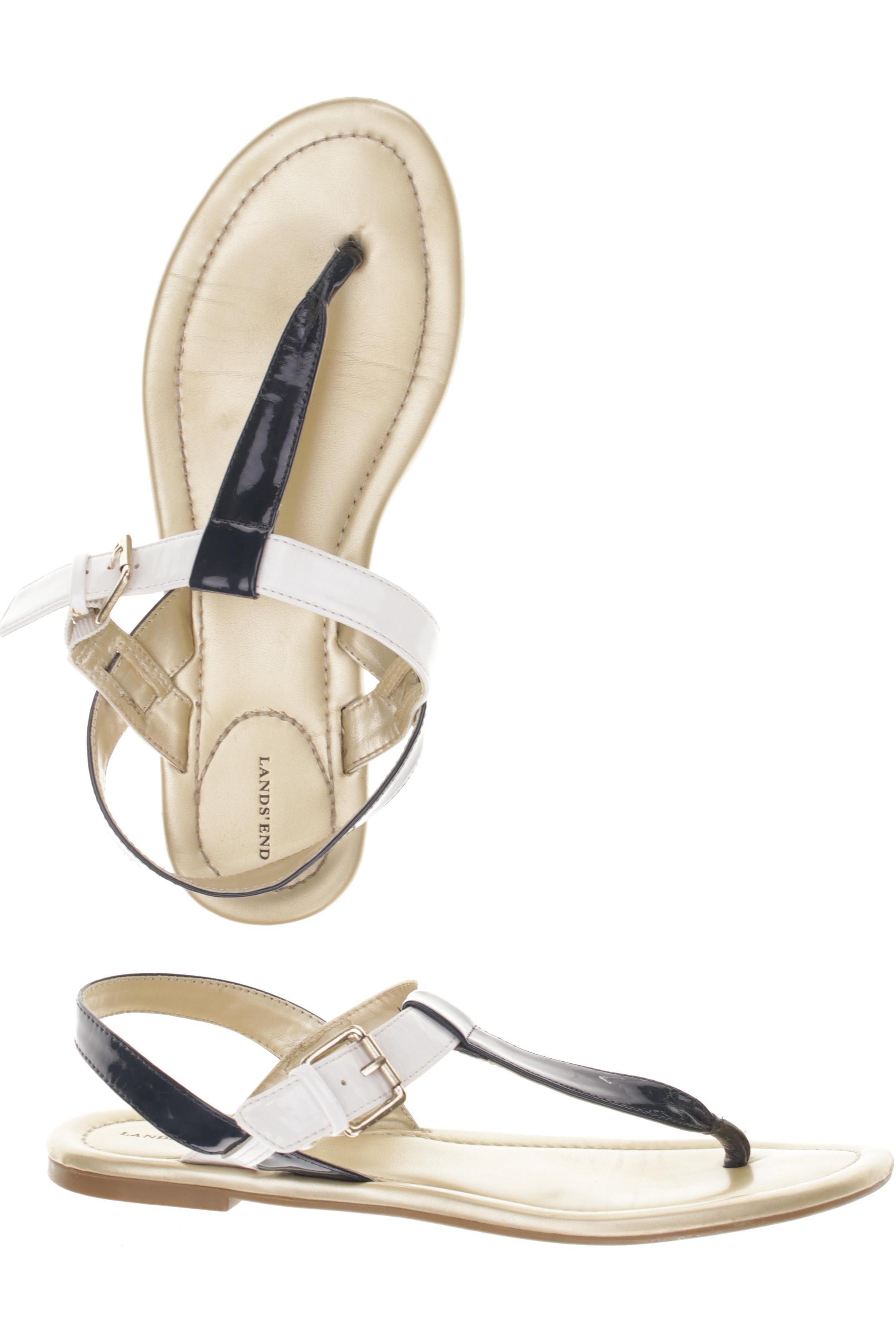 

Lands End Damen Sandale, blau, Gr. 40