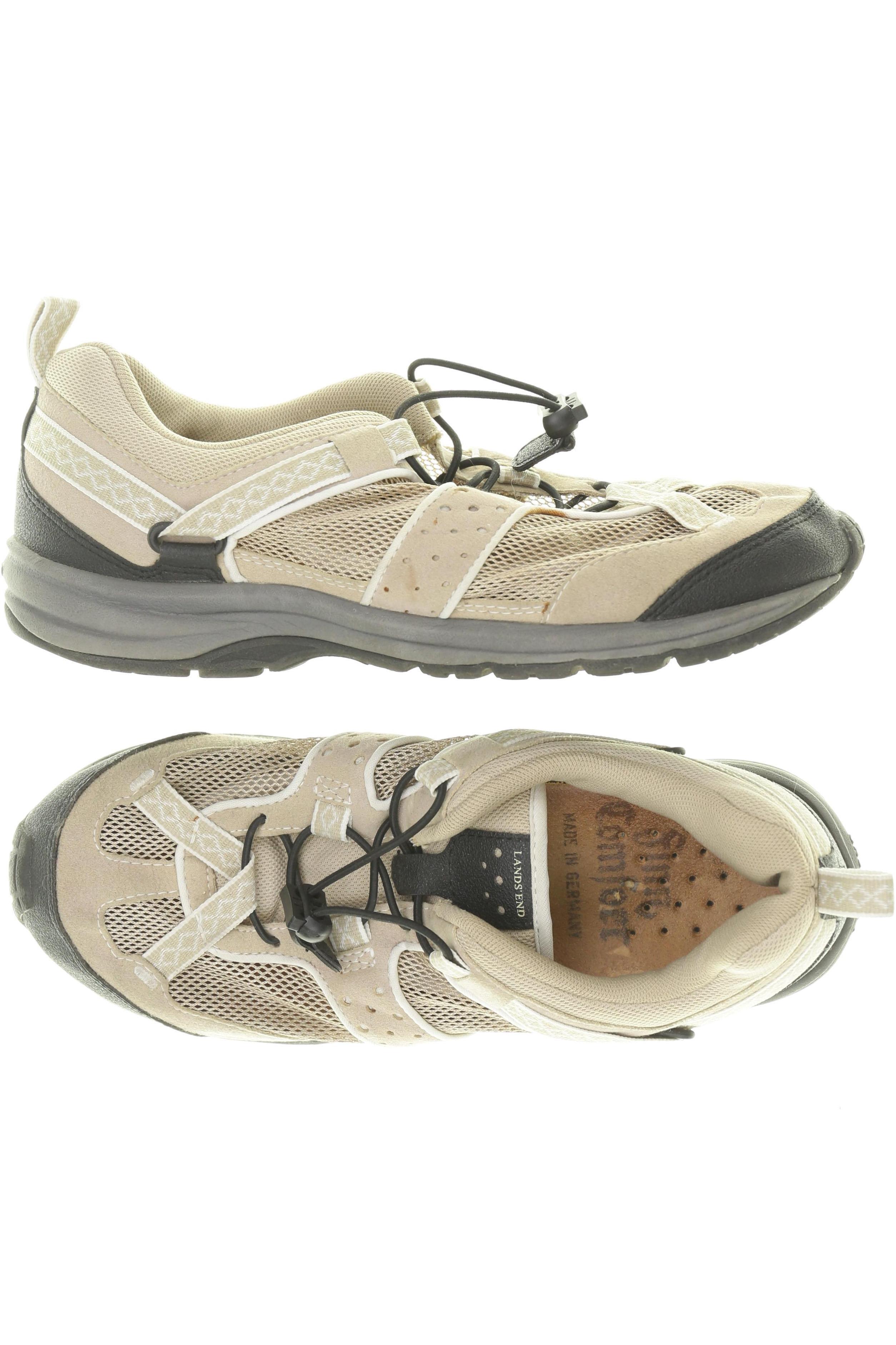 

Lands End Damen Sneakers, beige, Gr. 7.5