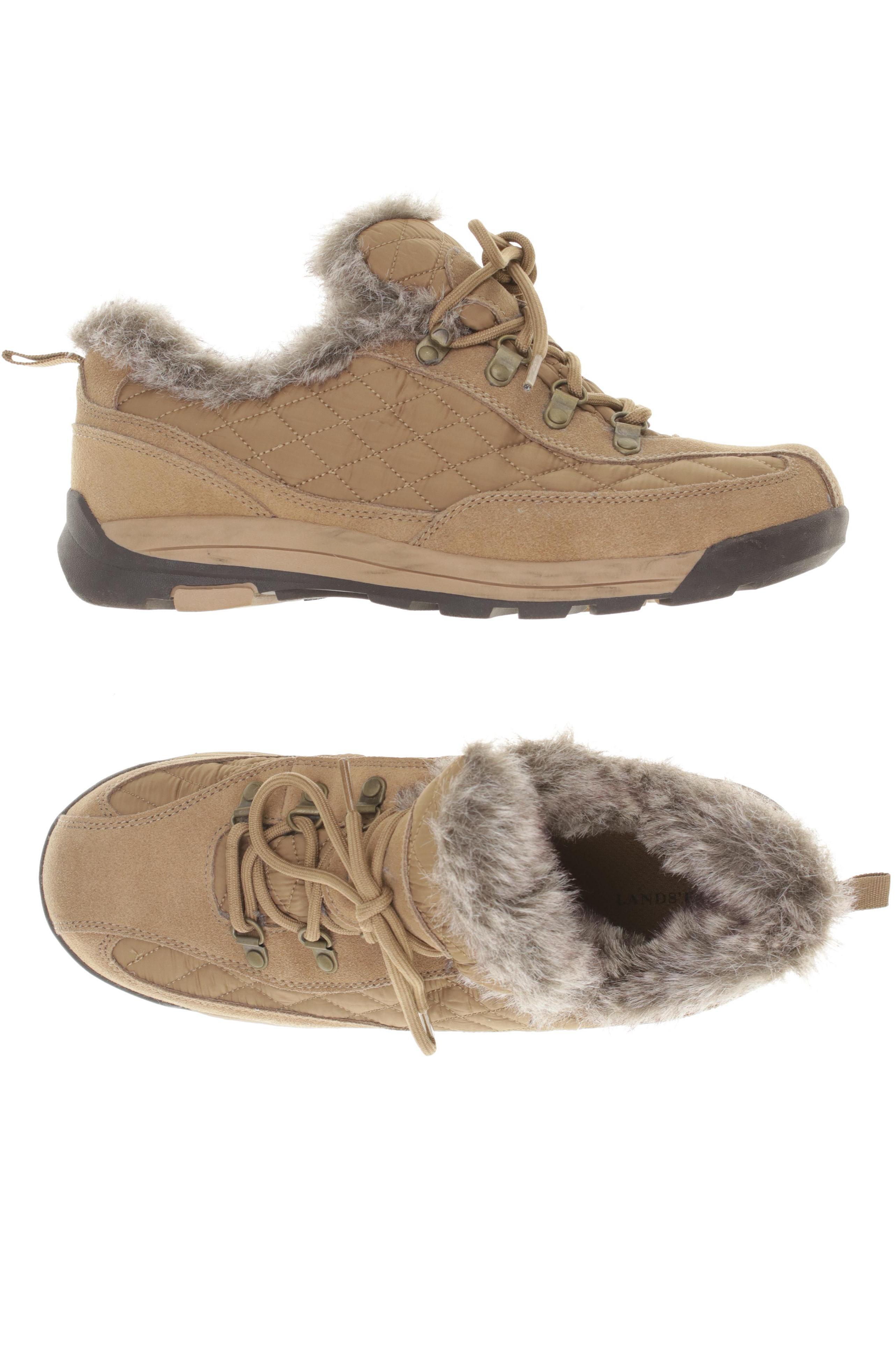 

Lands End Damen Stiefelette, beige, Gr. 41.5