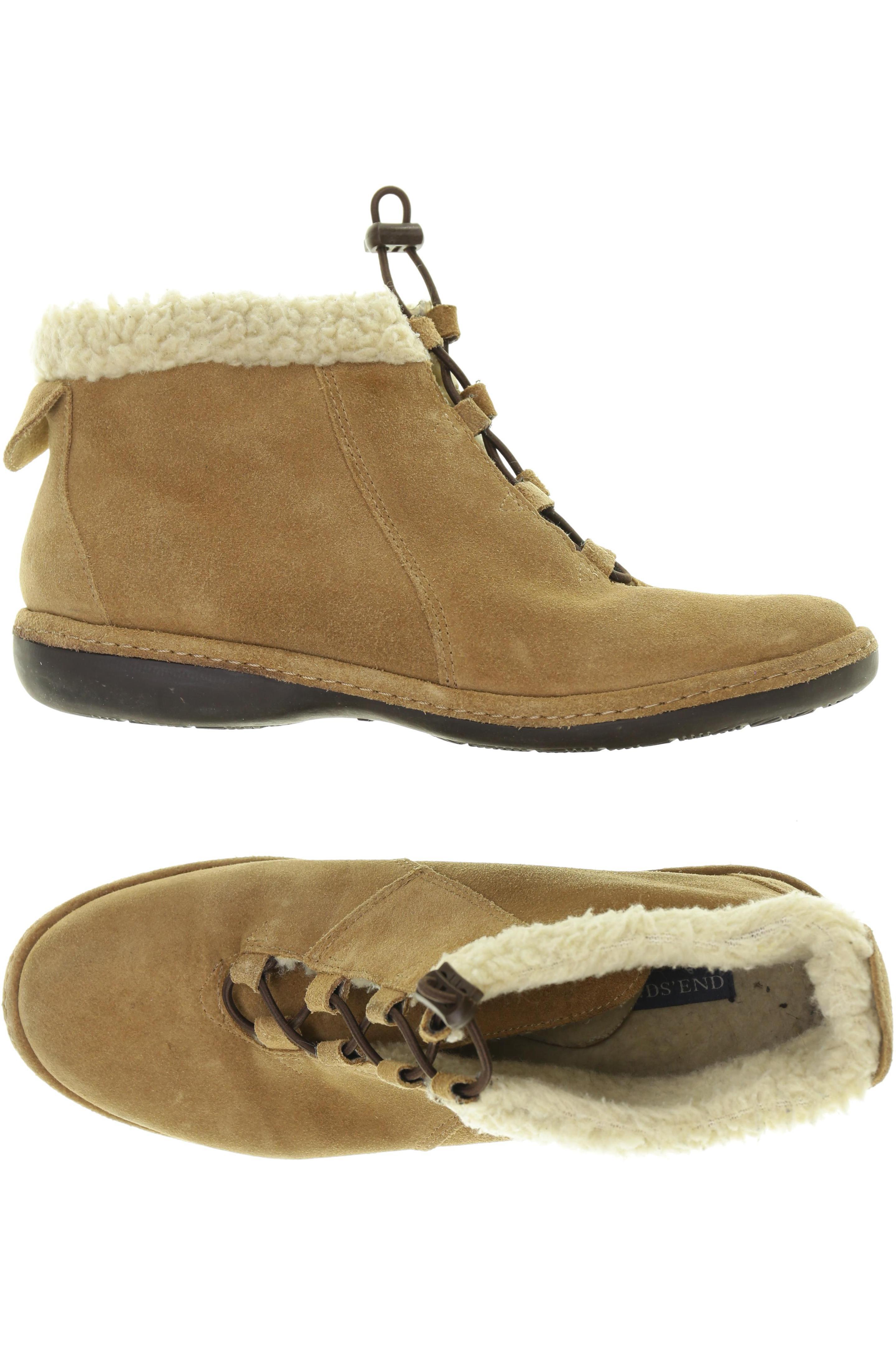

Lands End Damen Stiefelette, beige, Gr. 40
