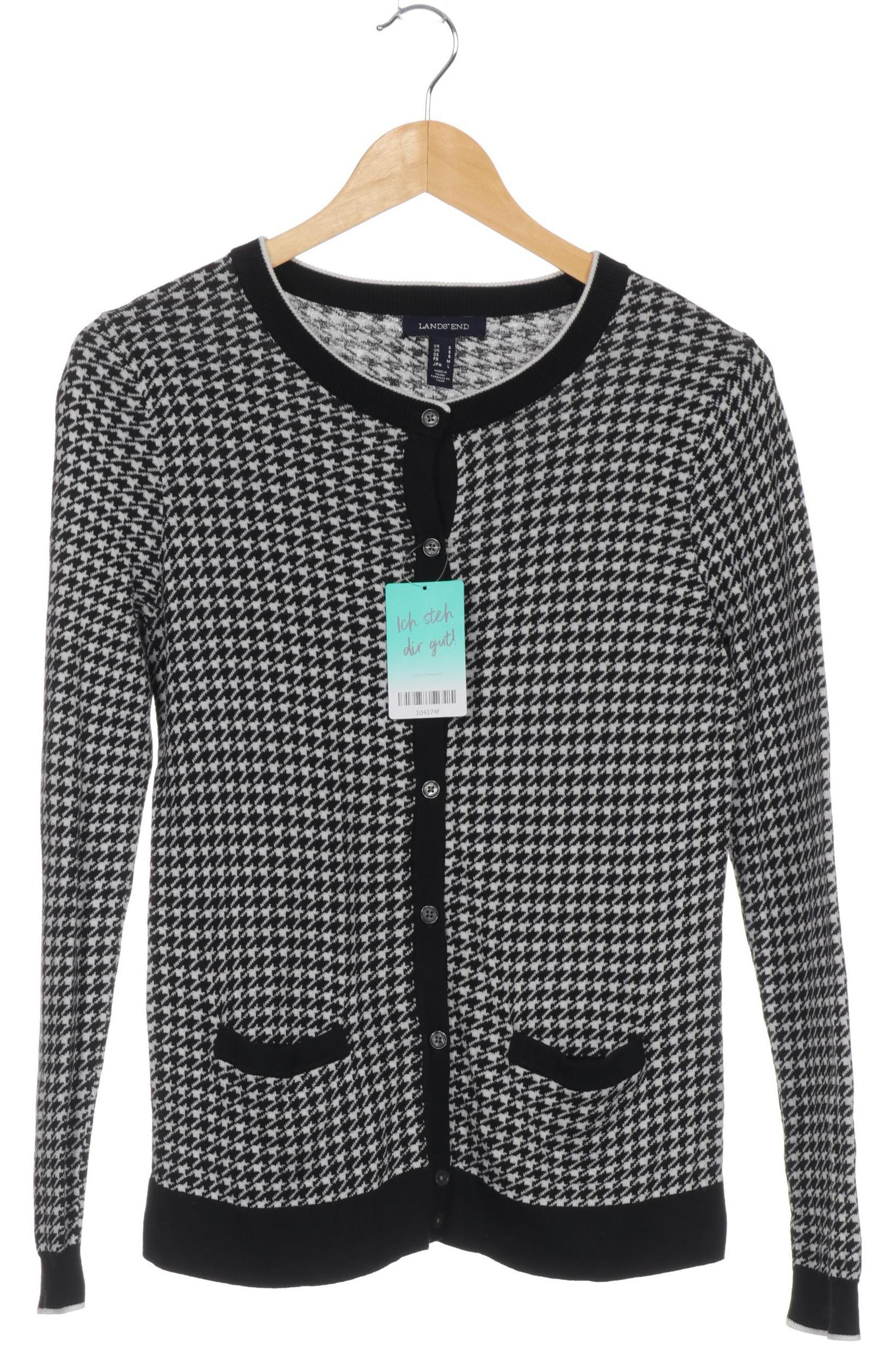 

Lands End Damen Strickjacke, schwarz, Gr.