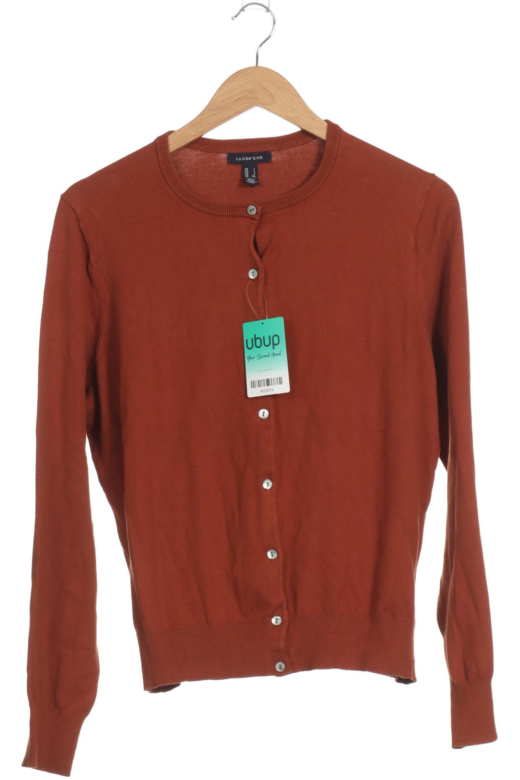 

Lands End Damen Strickjacke, braun, Gr.