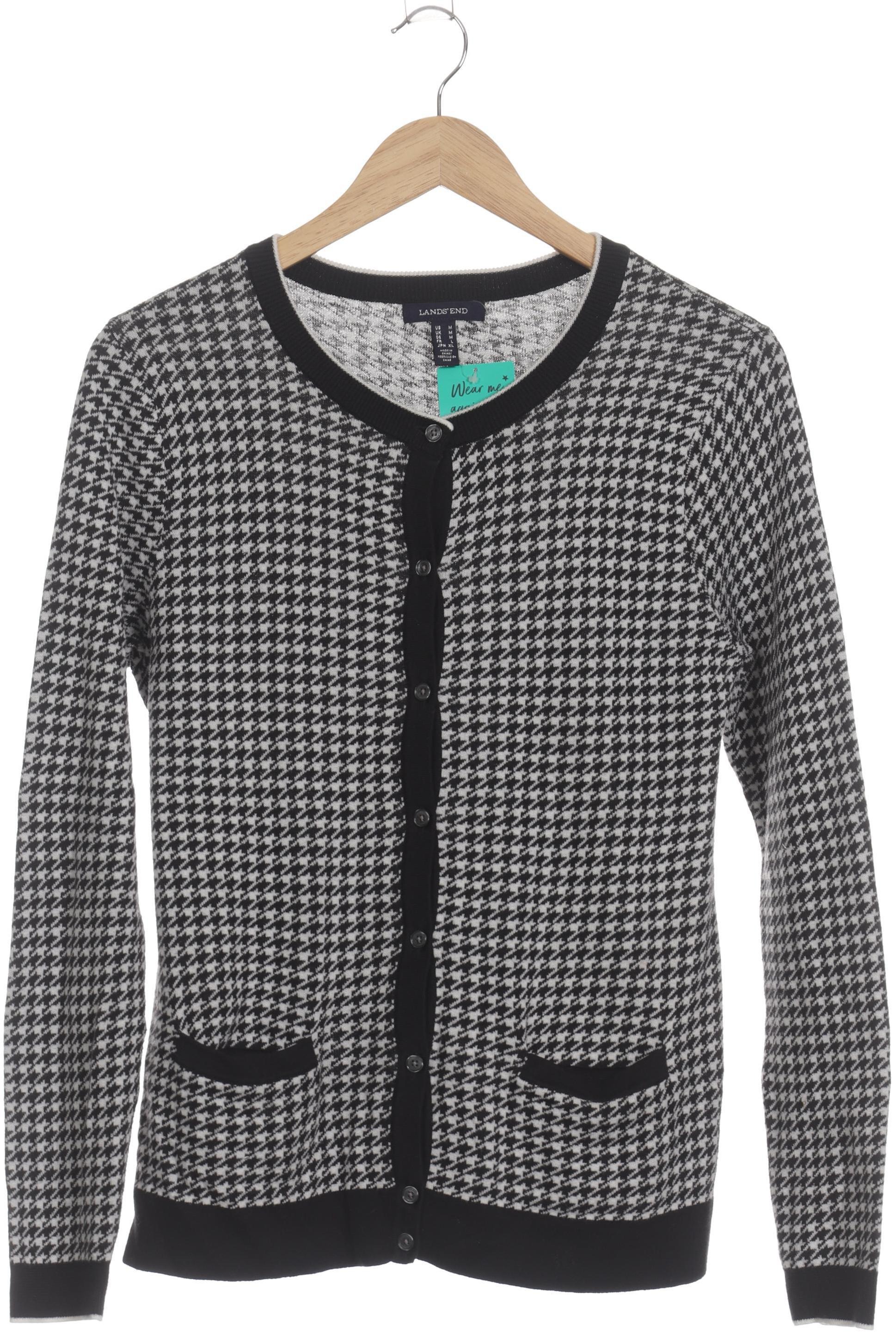 

Lands End Damen Strickjacke, schwarz, Gr.