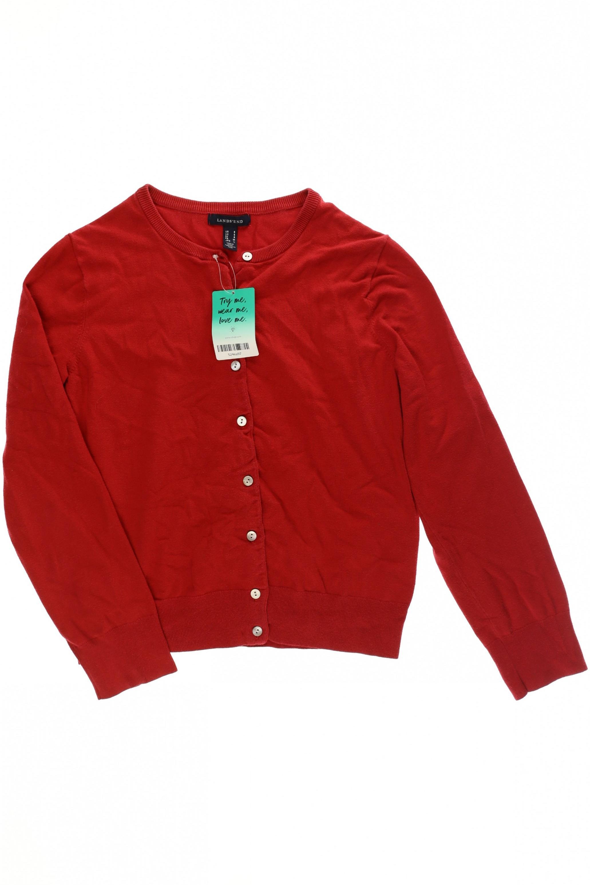 

Lands End Damen Strickjacke, rot, Gr.