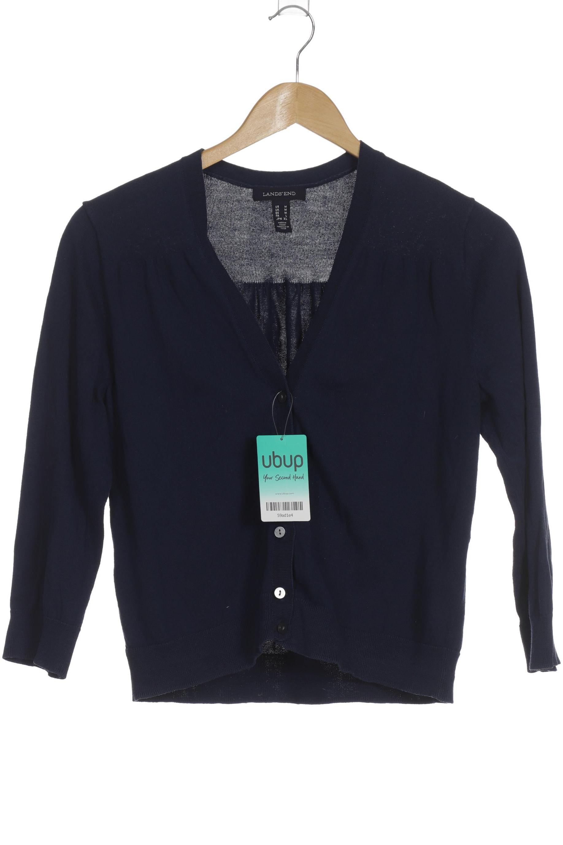 

Lands End Damen Strickjacke, blau, Gr.