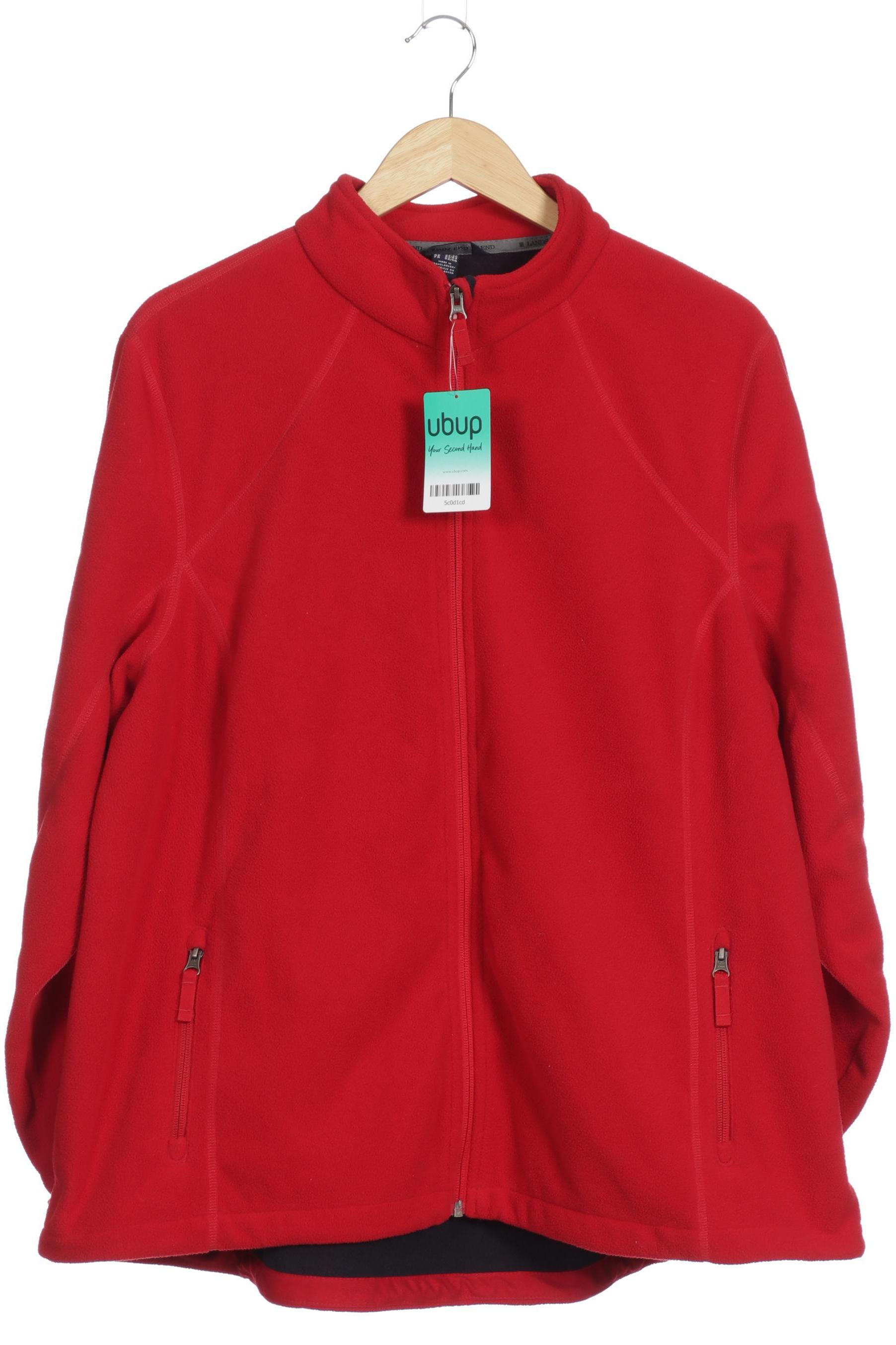 

Lands End Damen Strickjacke, rot, Gr. 52