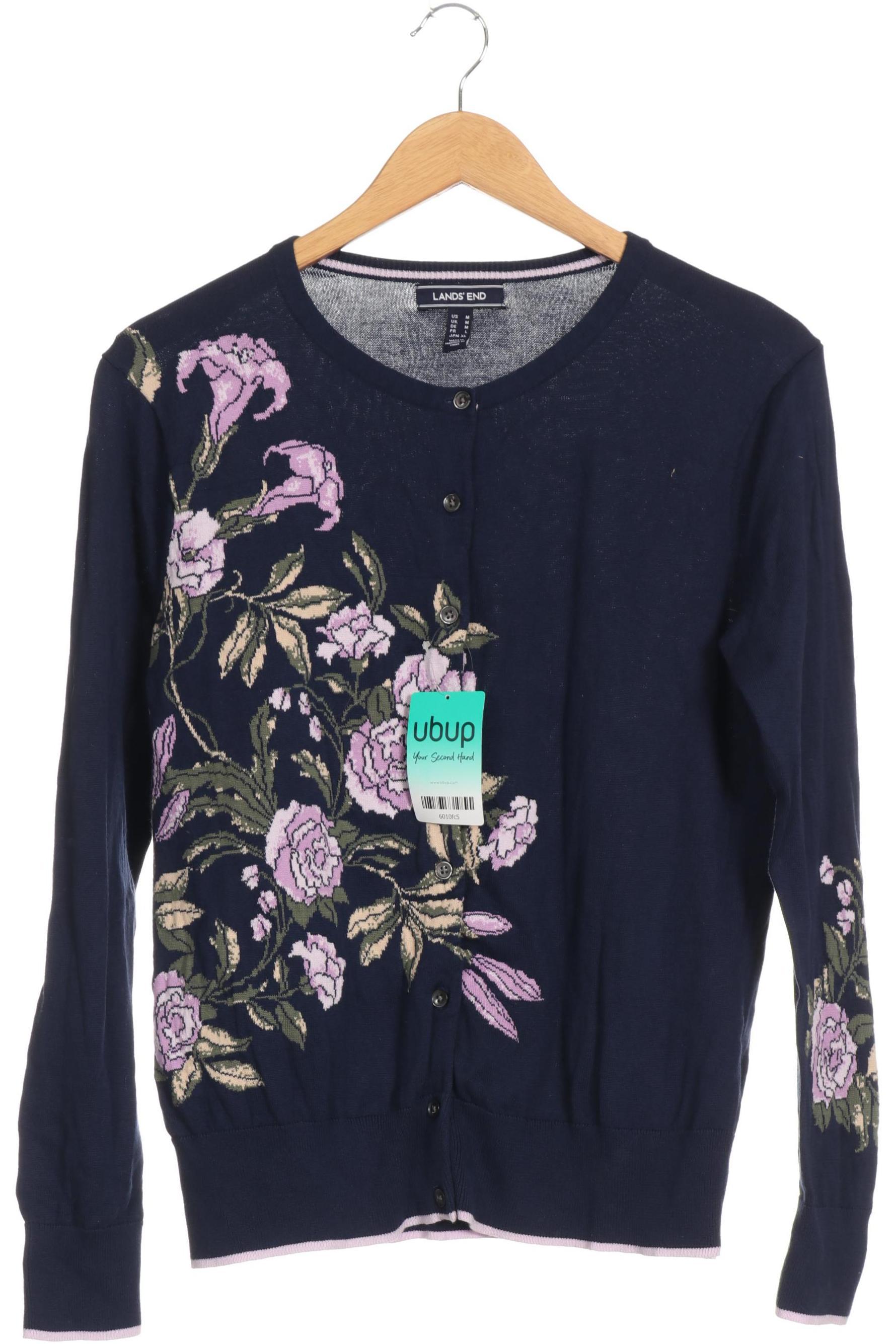 

Lands End Damen Strickjacke, blau, Gr.