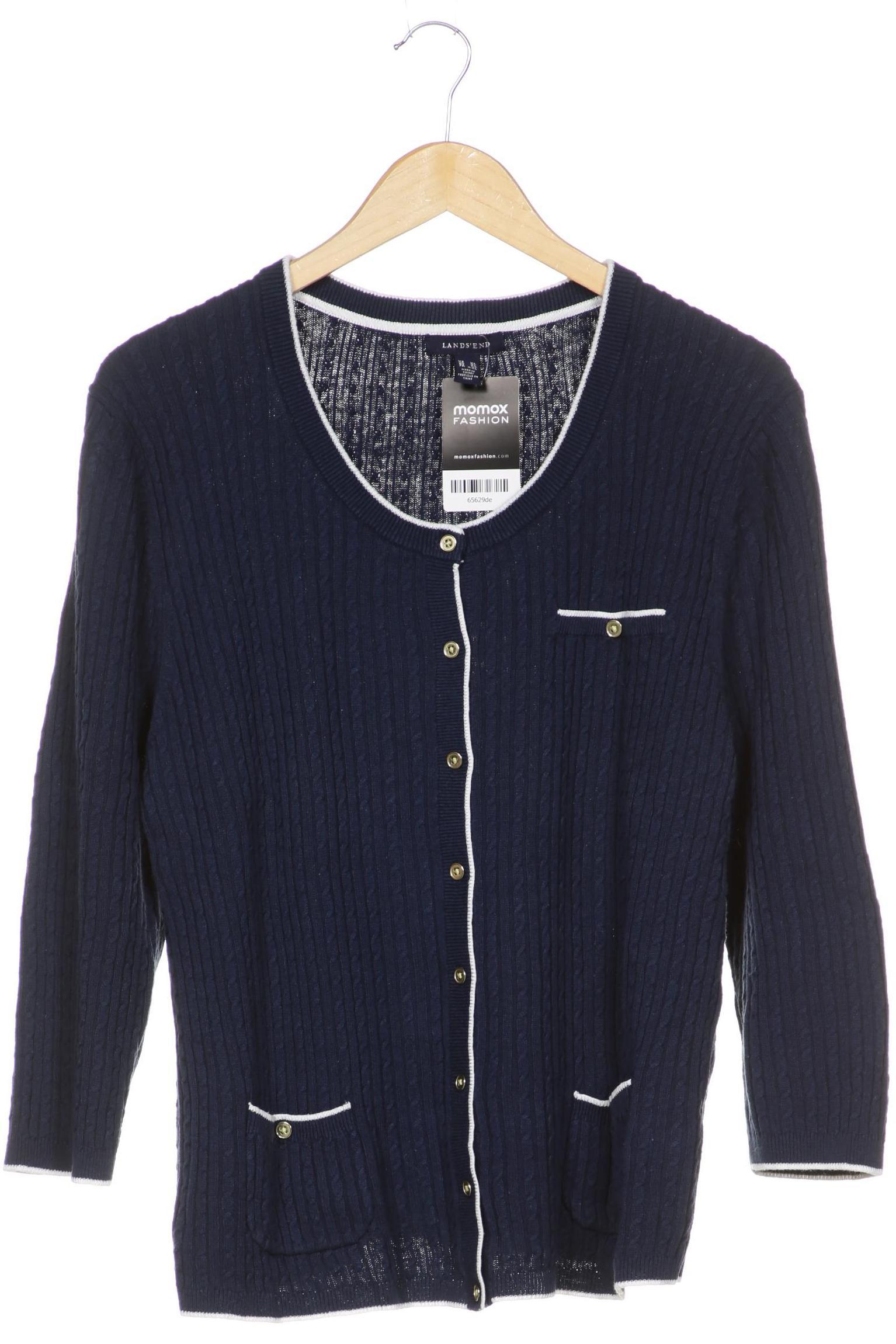 

Lands End Damen Strickjacke, blau, Gr.