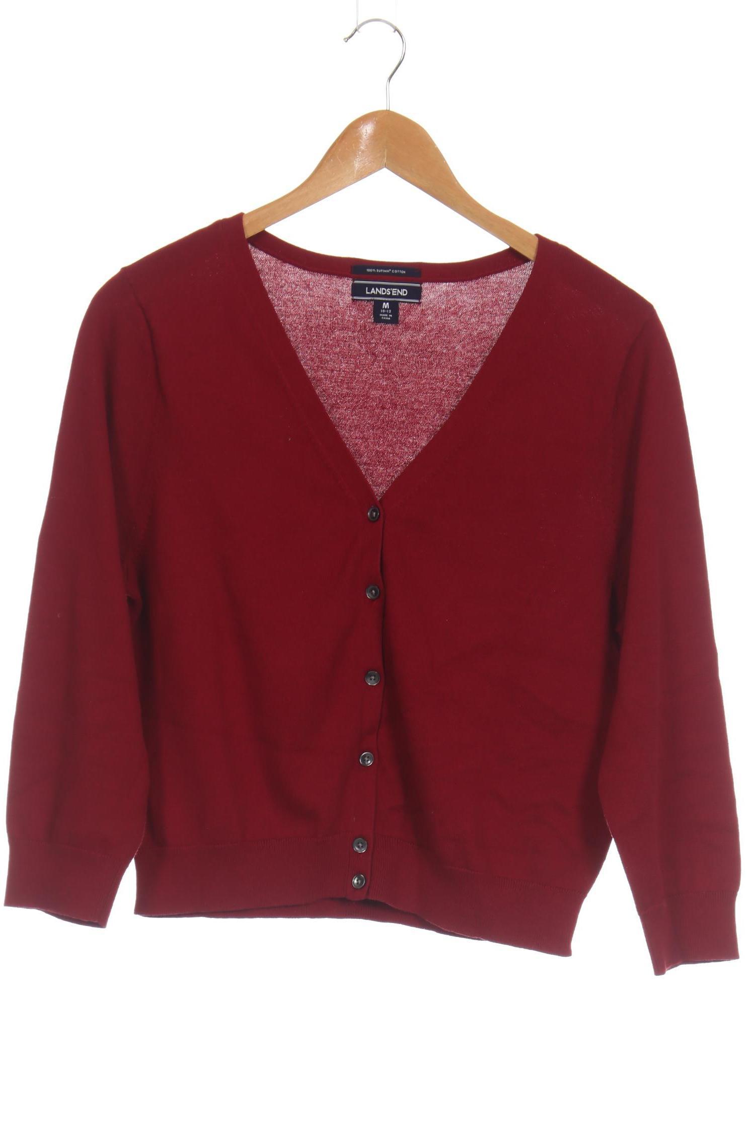 

Lands End Damen Strickjacke, rot, Gr.