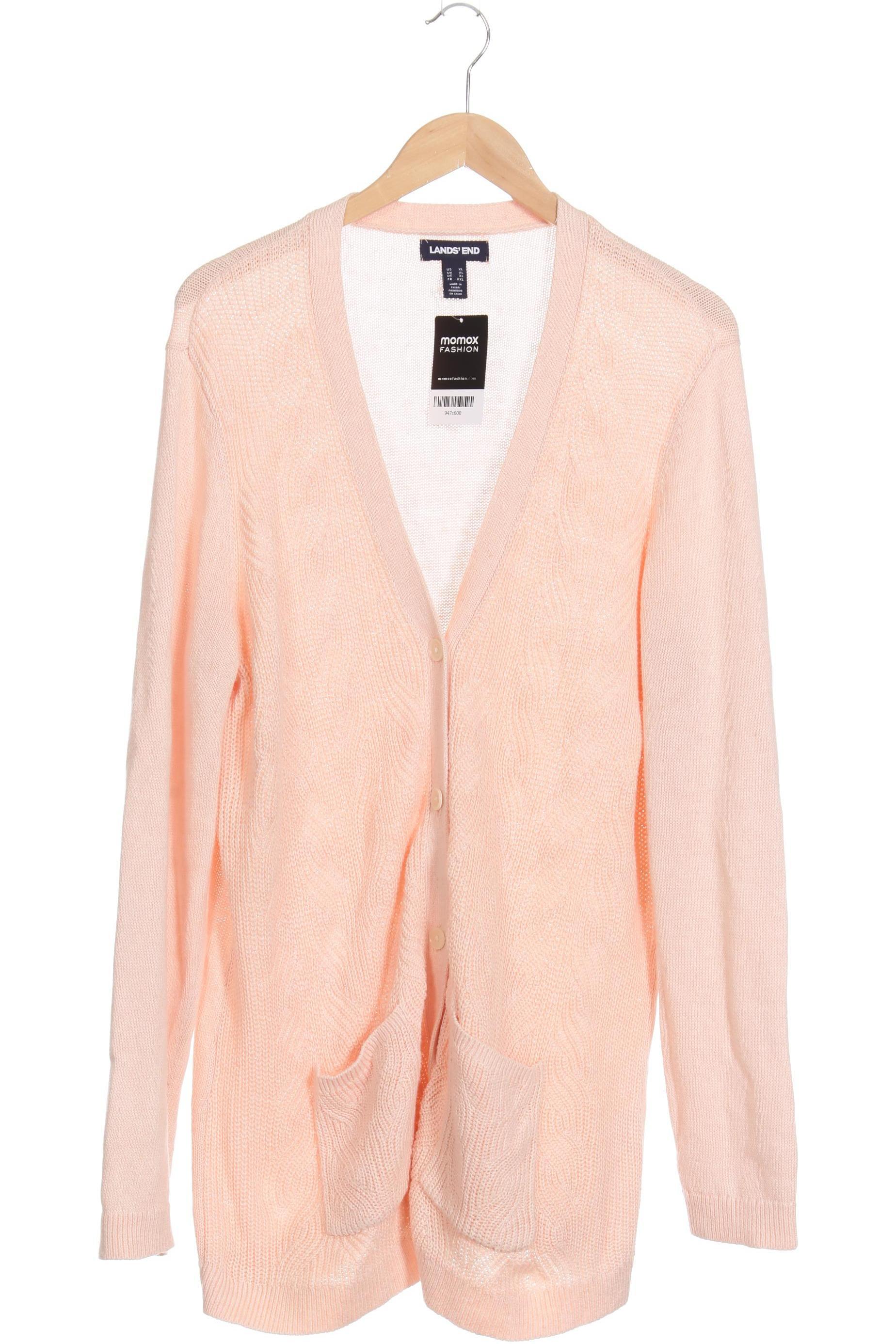 

Lands End Damen Strickjacke, pink, Gr.