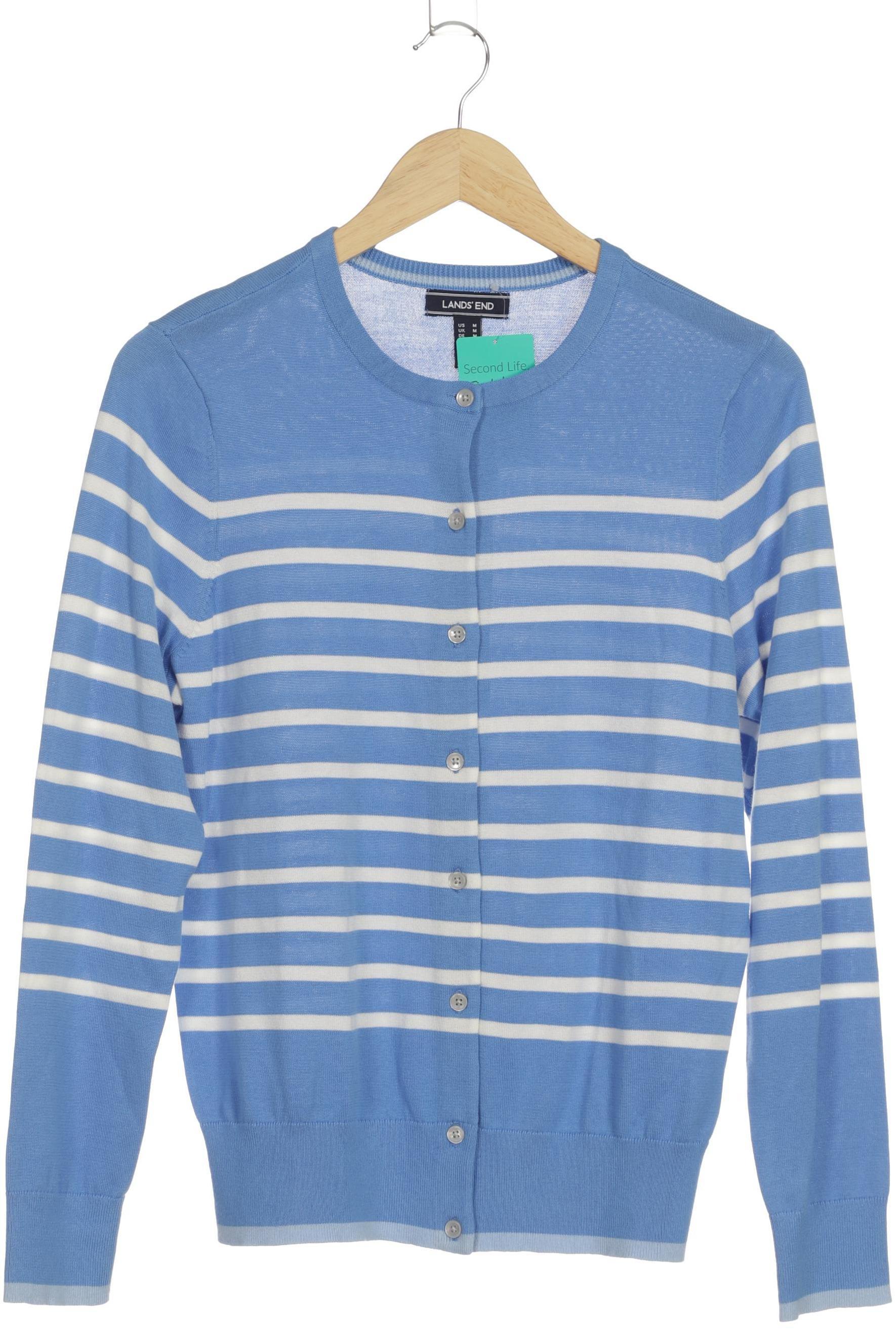 

Lands End Damen Strickjacke, blau, Gr.