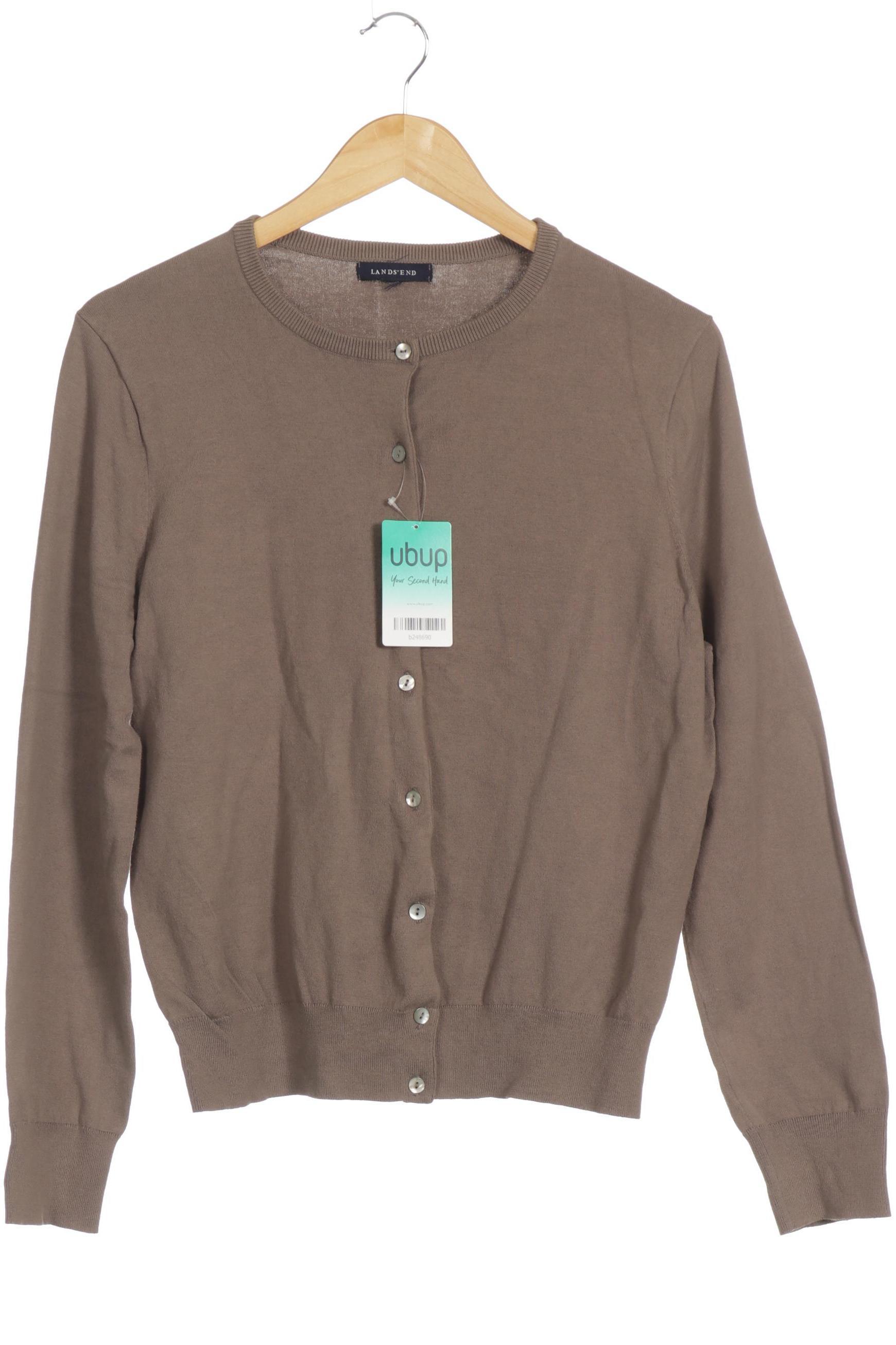 

Lands End Damen Strickjacke, beige, Gr.