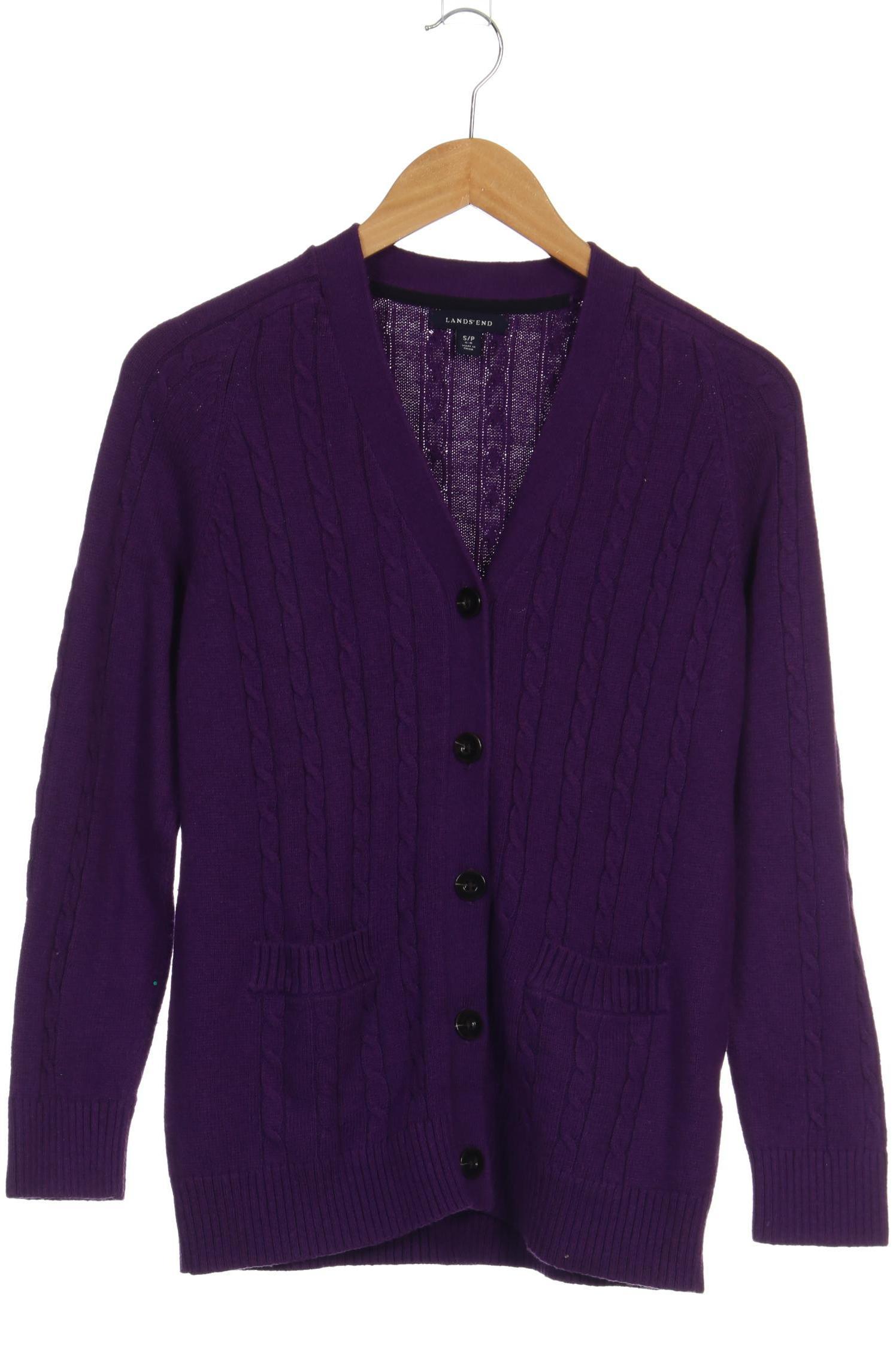 

Lands End Damen Strickjacke, lila, Gr.