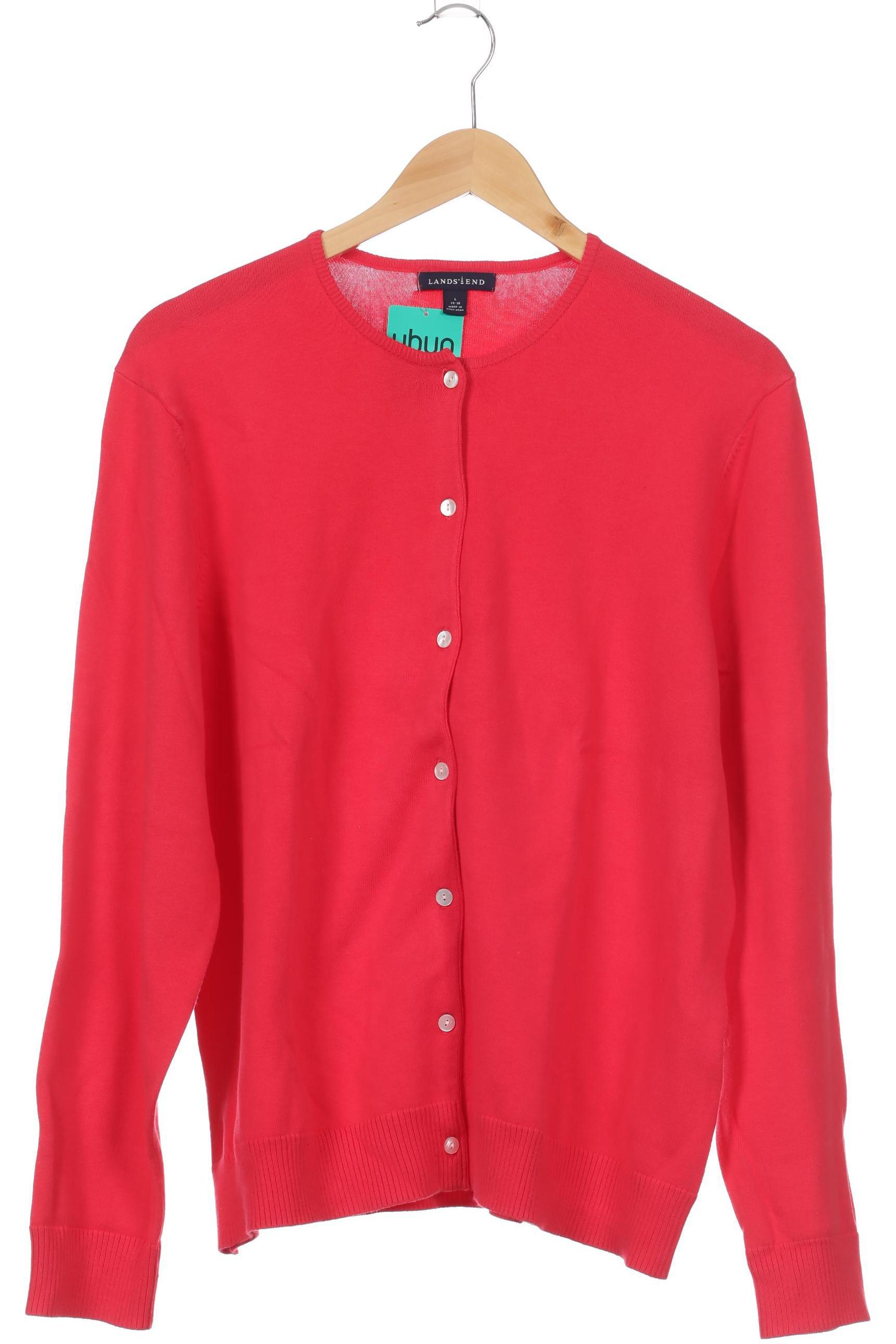 

Lands End Damen Strickjacke, pink, Gr.
