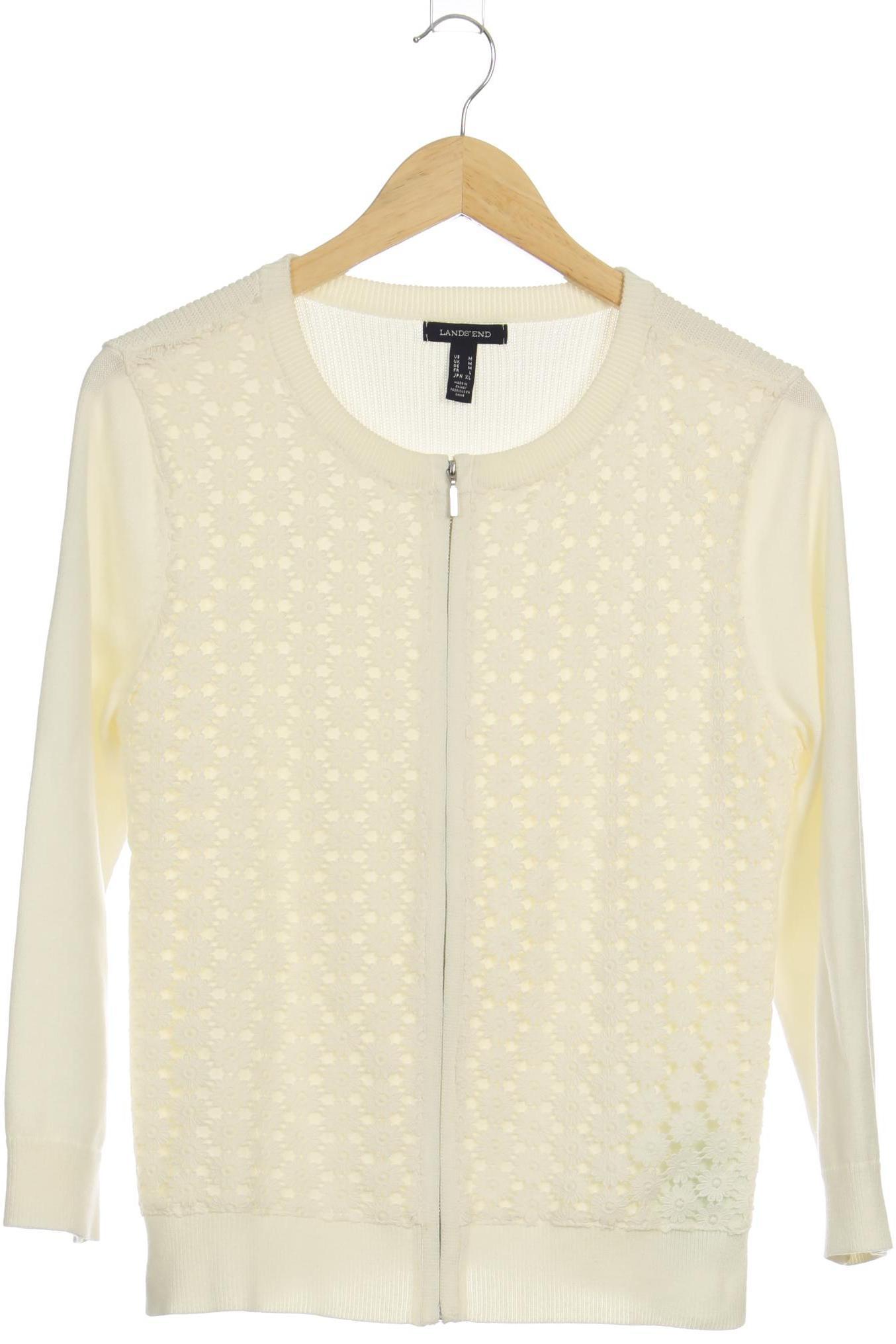 

Lands End Damen Strickjacke, beige, Gr.