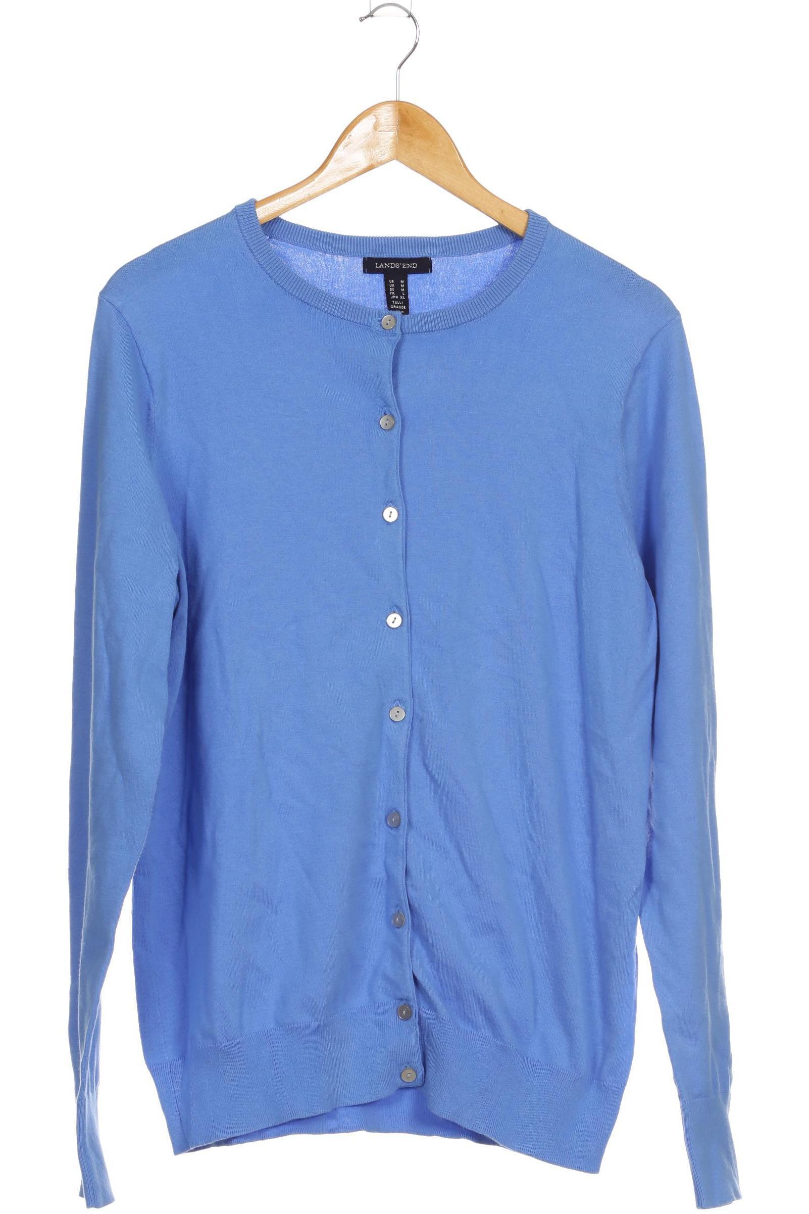 

Lands End Damen Strickjacke, blau, Gr.