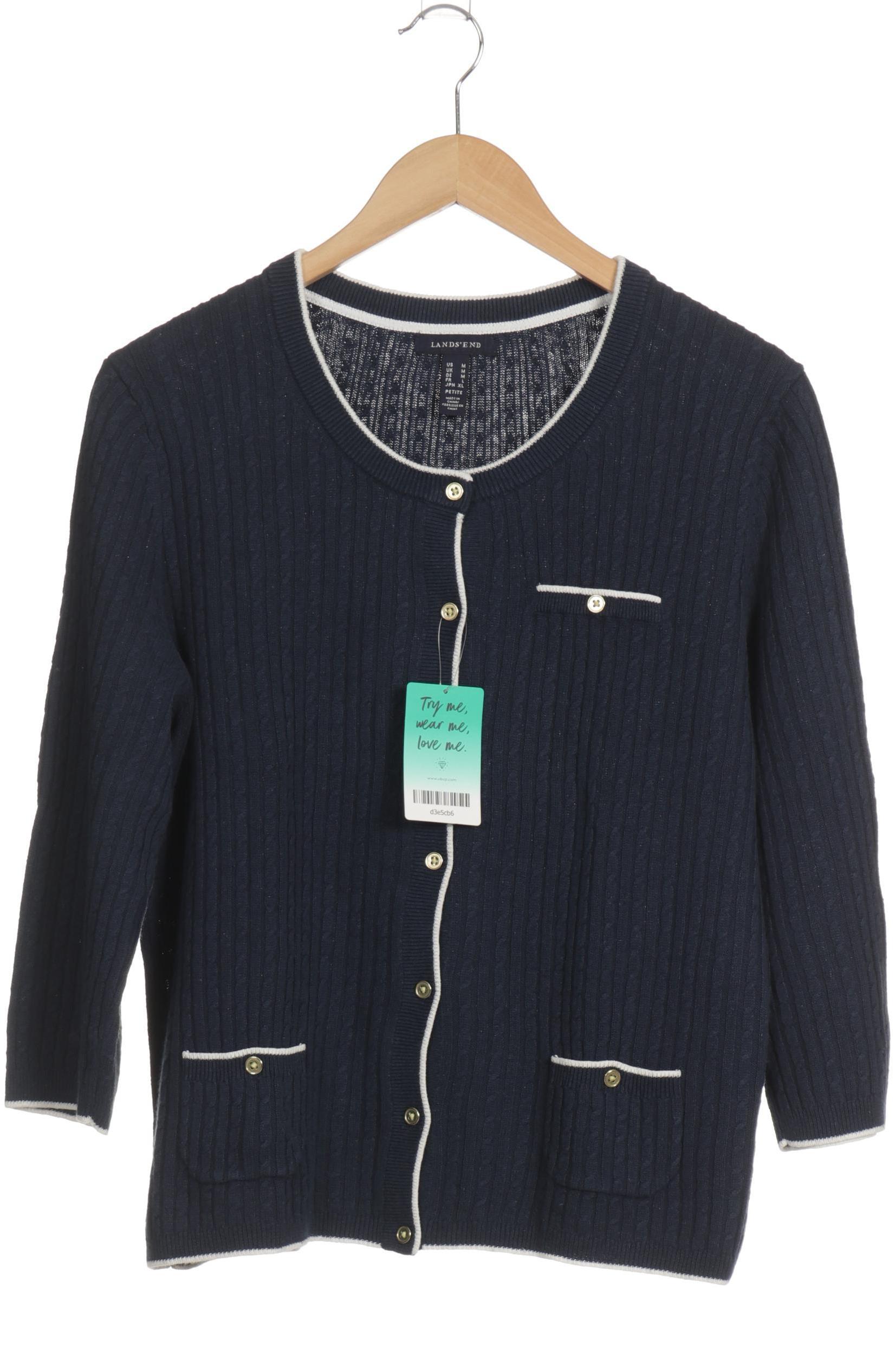 

Lands End Damen Strickjacke, blau, Gr.