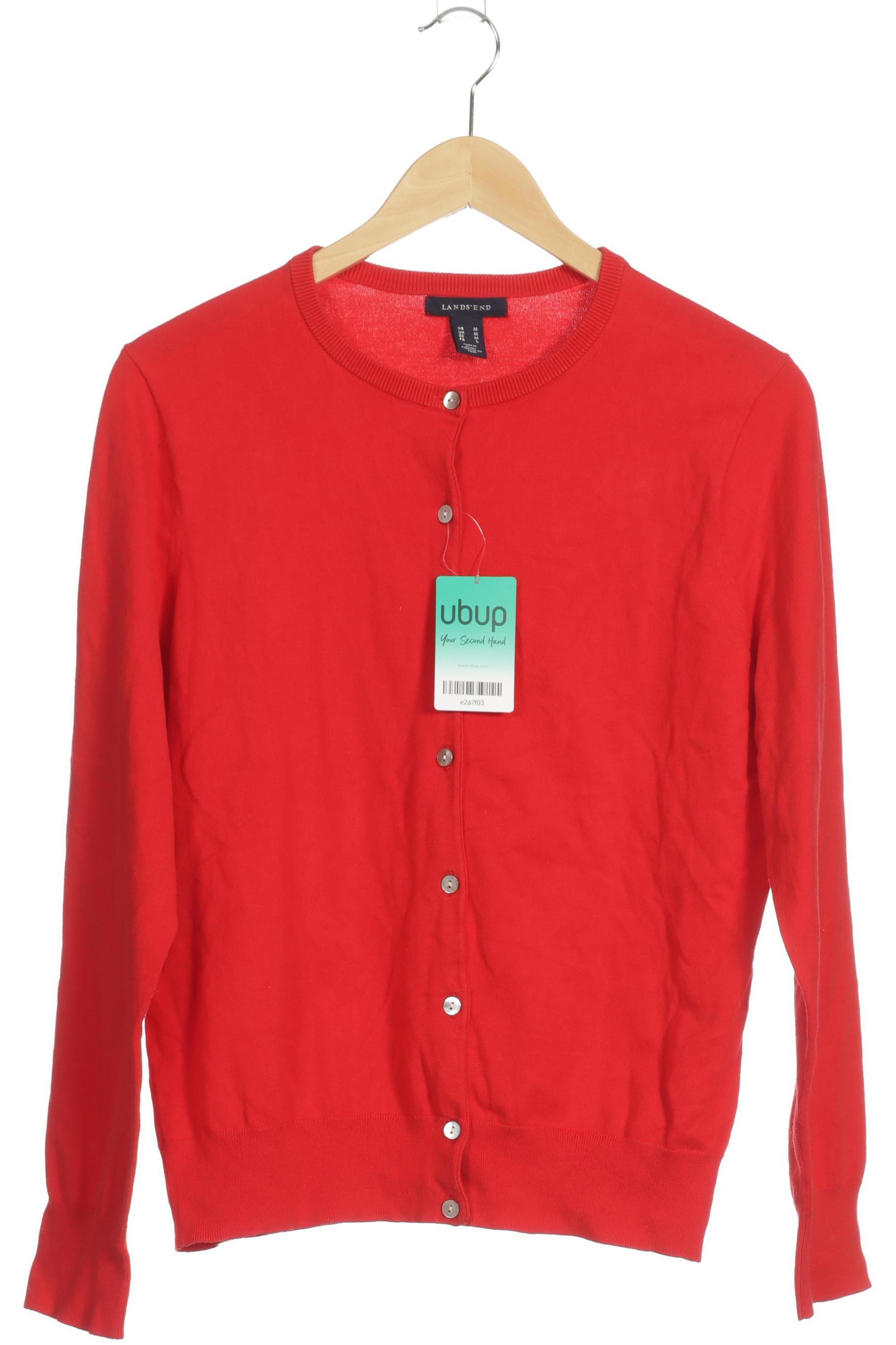 

Lands End Damen Strickjacke, rot, Gr.