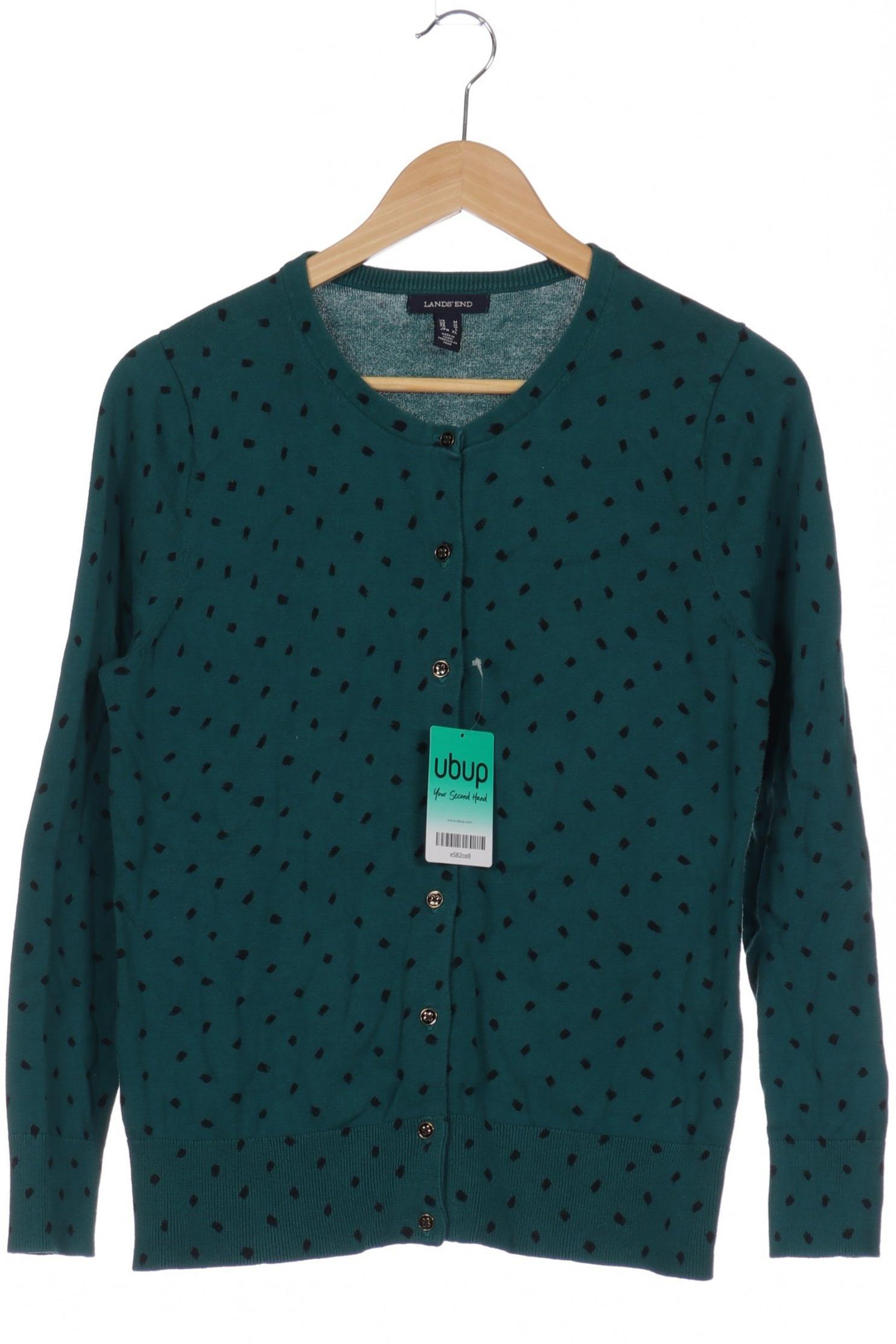 

Lands End Damen Strickjacke, grün, Gr.