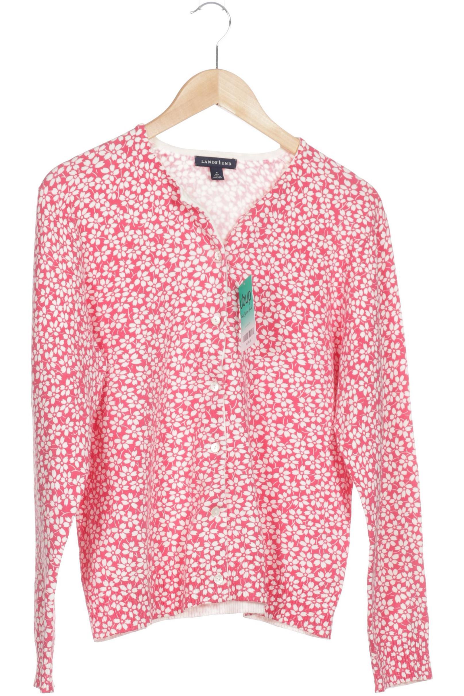 

Lands End Damen Strickjacke, pink, Gr.