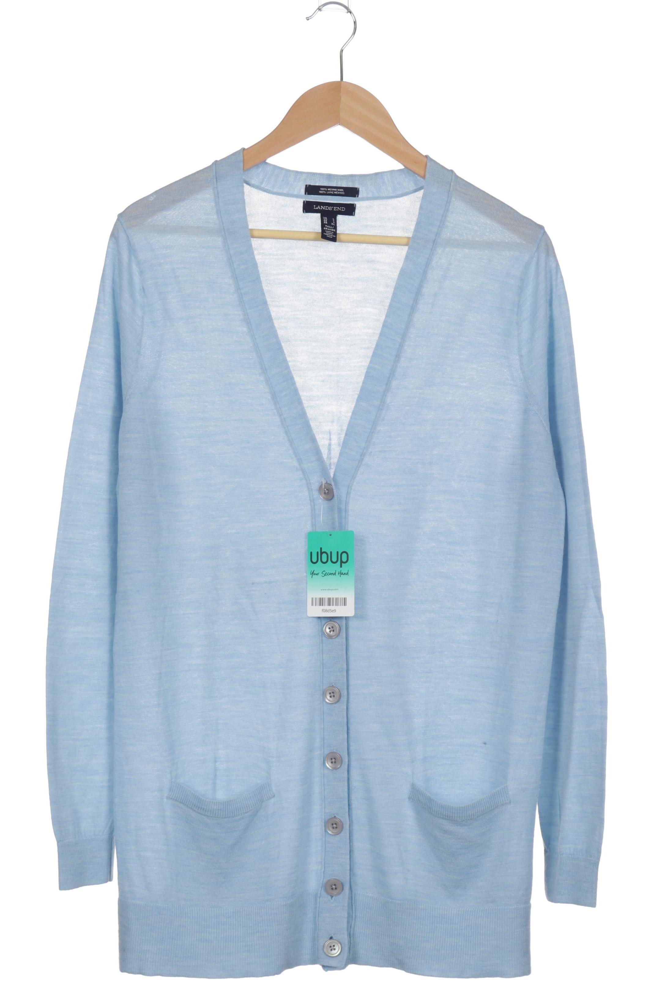 

Lands End Damen Strickjacke, blau, Gr.
