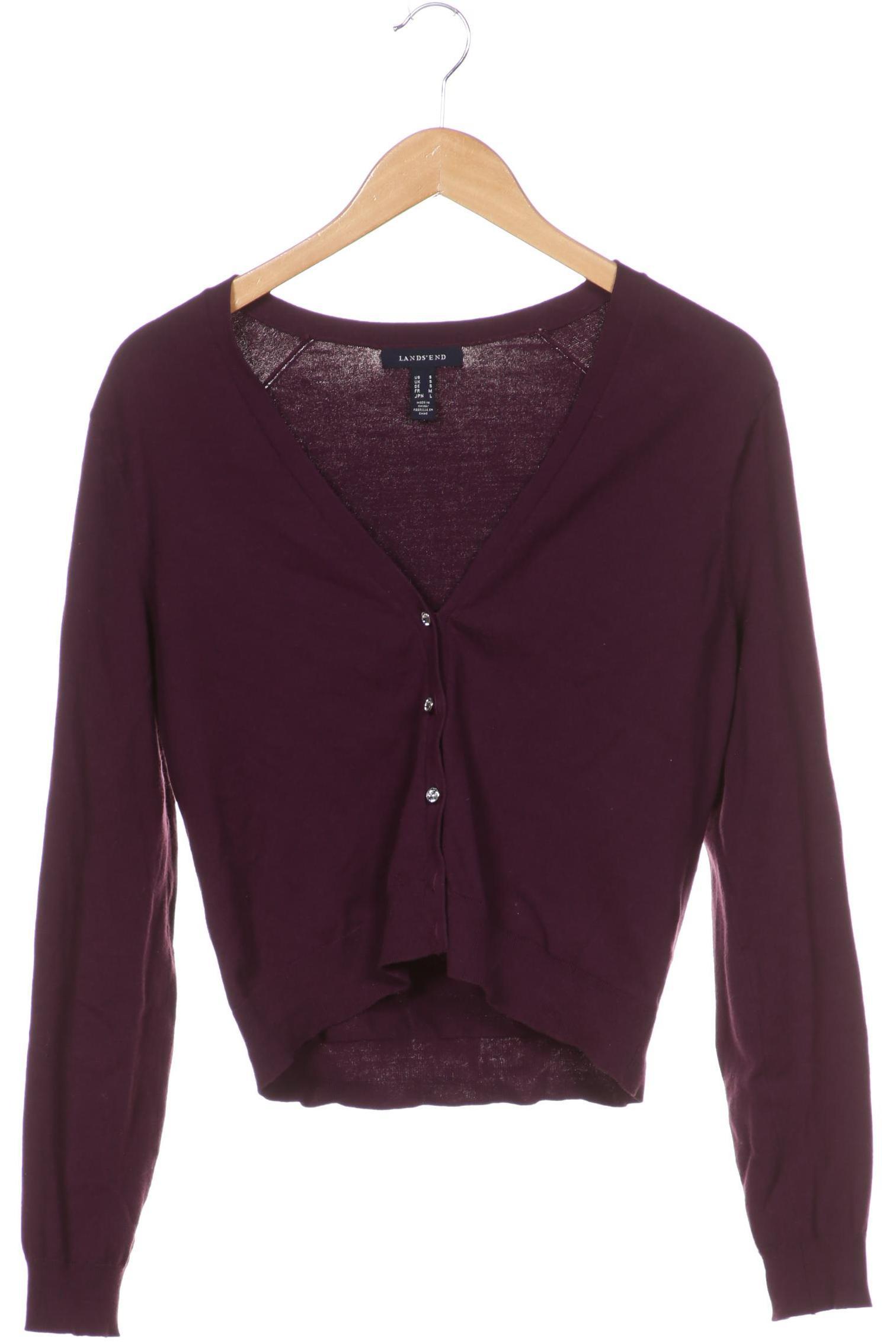 

Lands End Damen Strickjacke, lila, Gr.