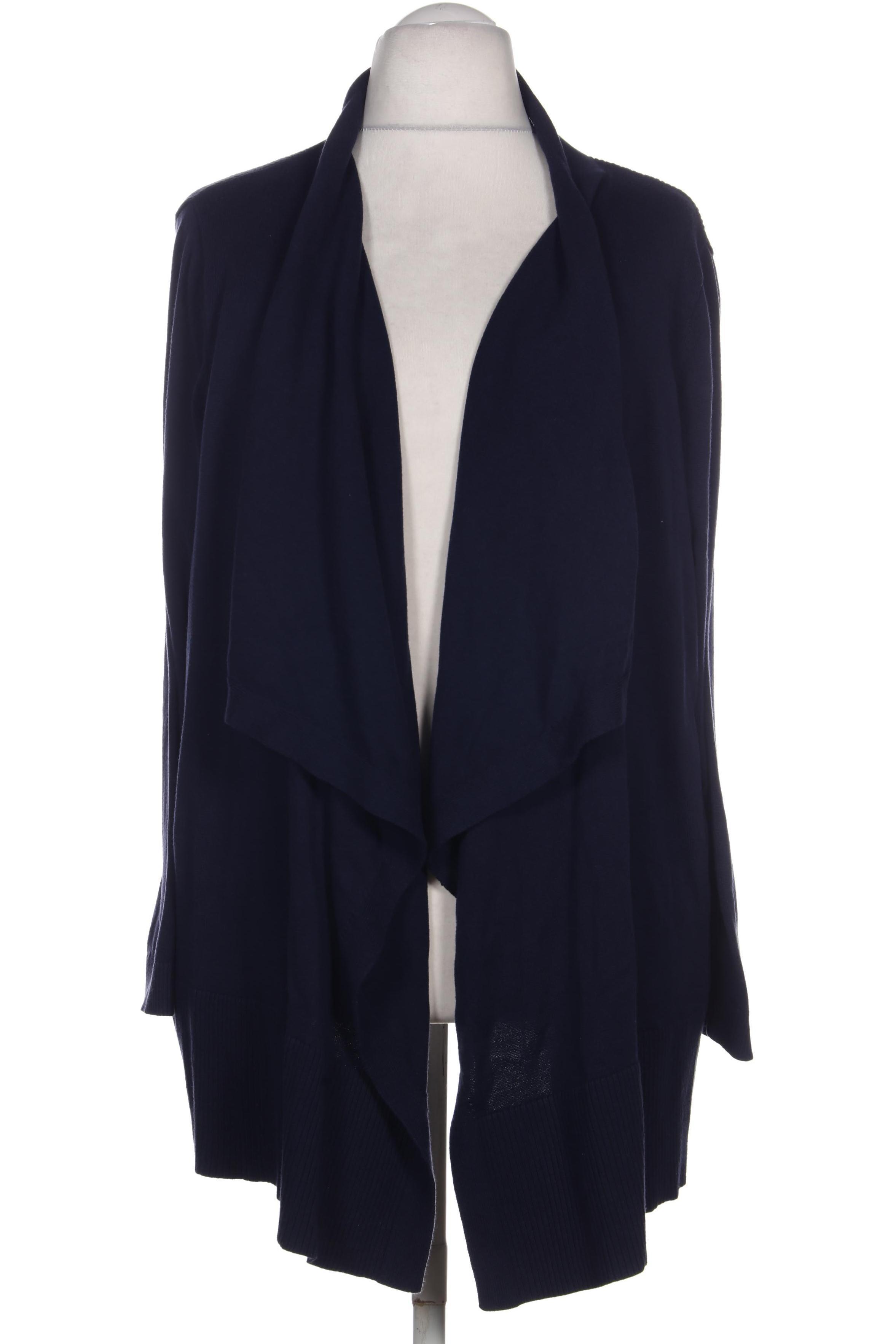 

Lands End Damen Strickjacke, blau, Gr. 56