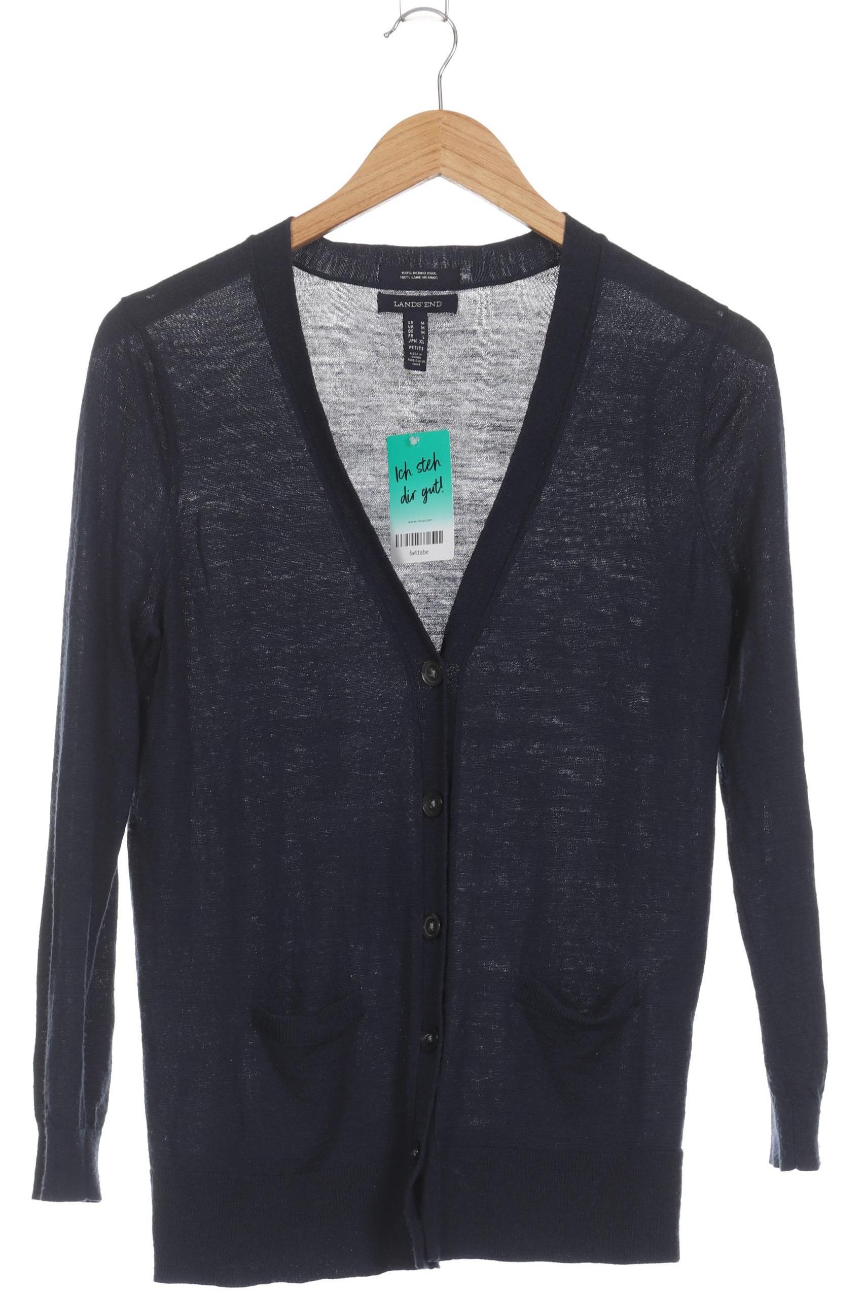 

Lands End Damen Strickjacke, blau, Gr.