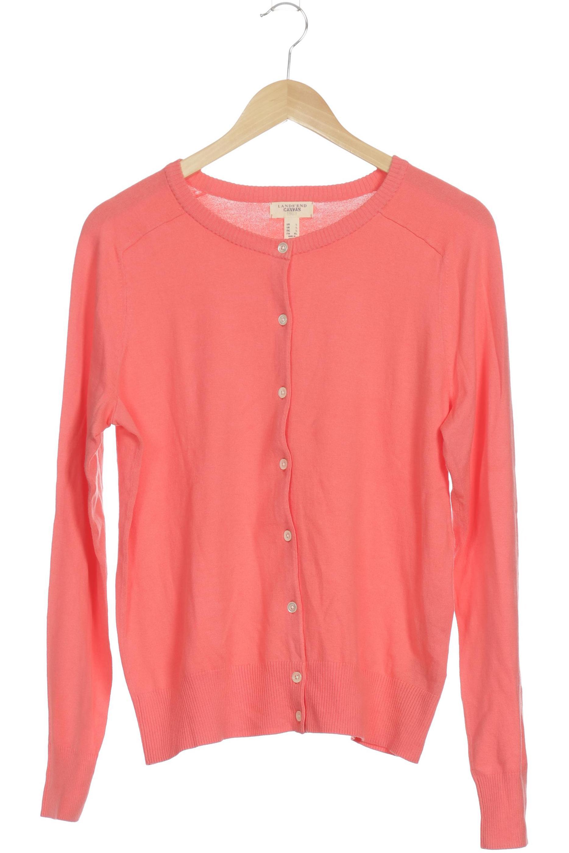 

Lands End Damen Strickjacke, pink, Gr.