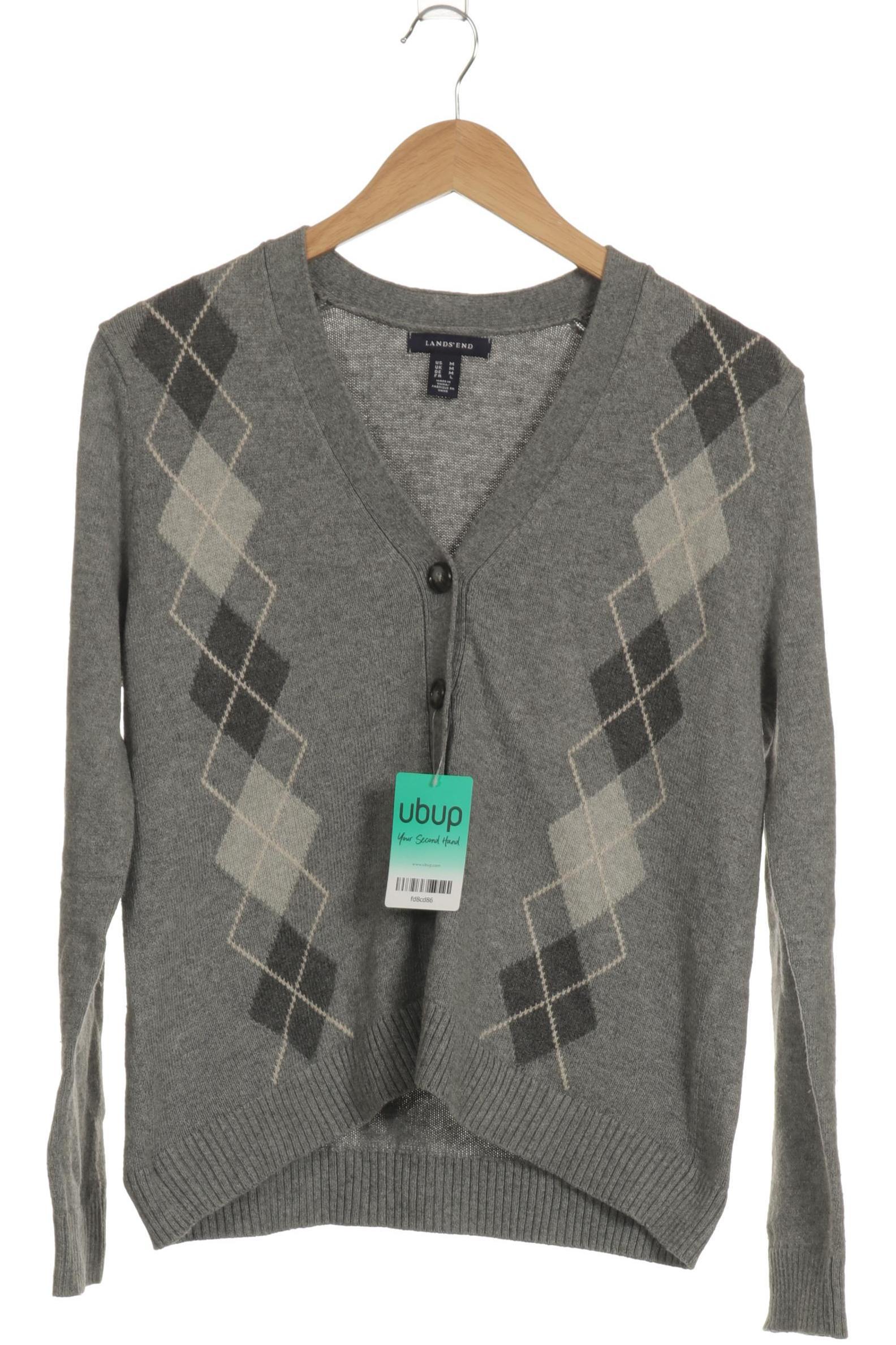 

Lands End Damen Strickjacke, grau, Gr.