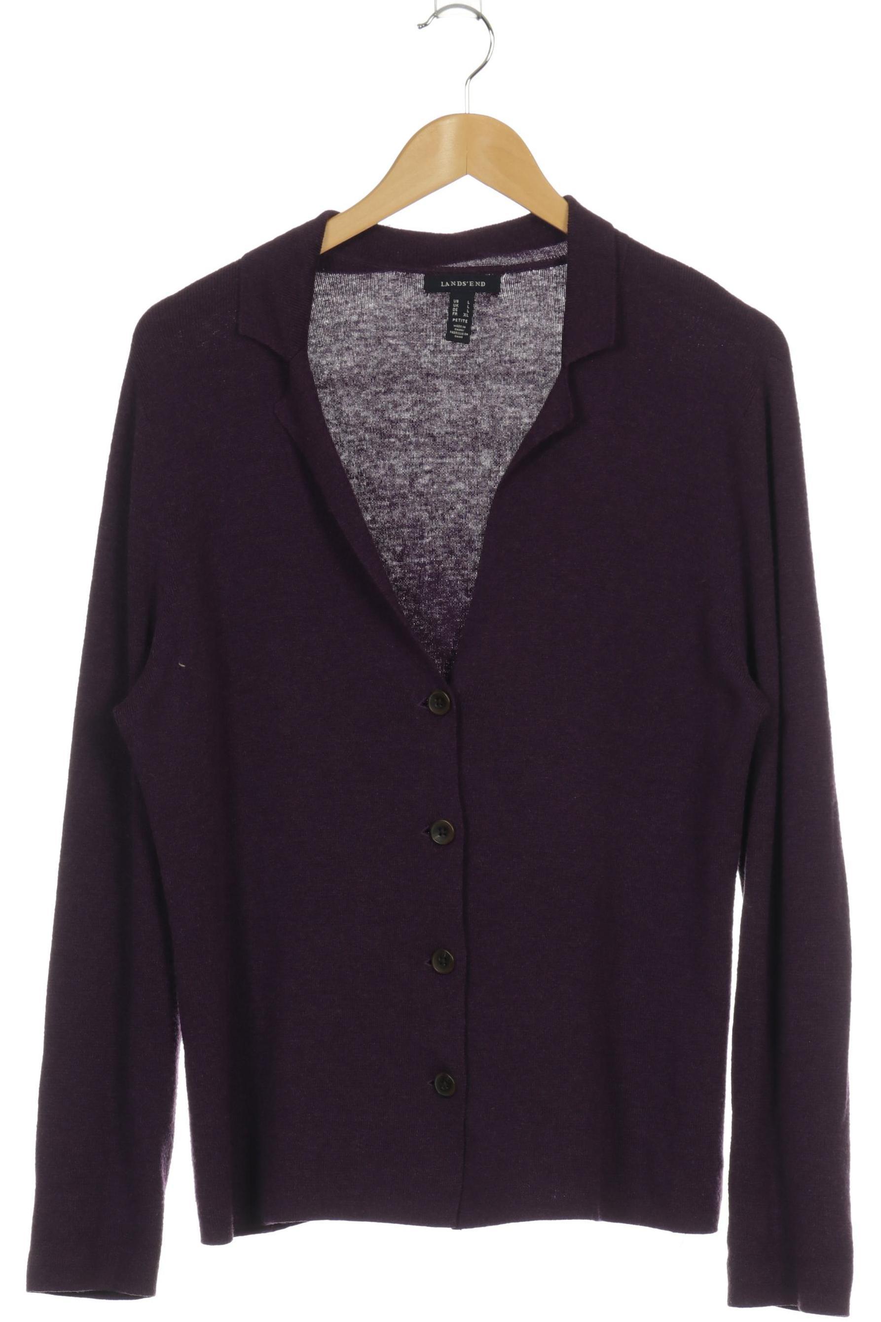 

Lands End Damen Strickjacke, lila, Gr.