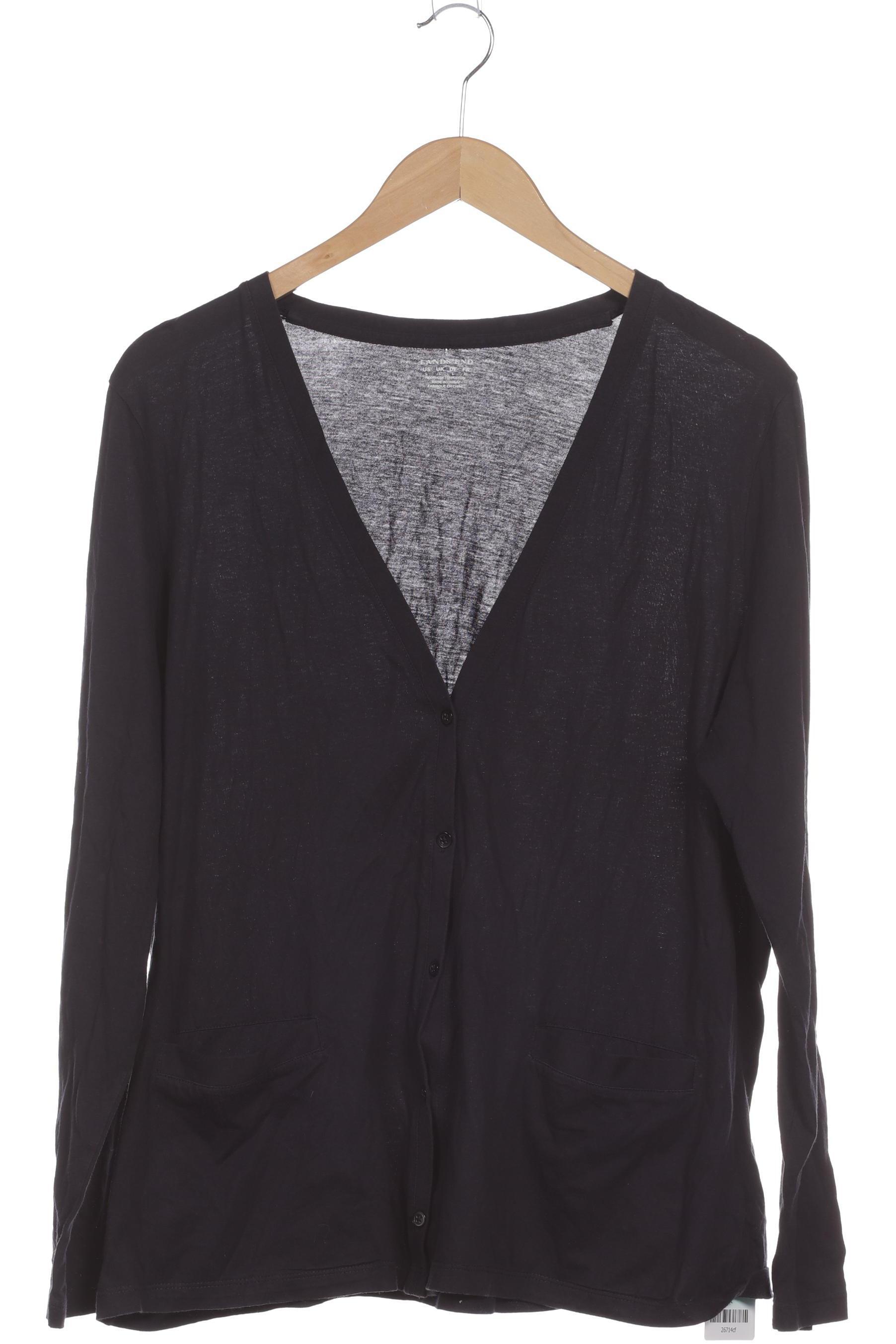 

Lands End Damen Strickjacke, blau, Gr.