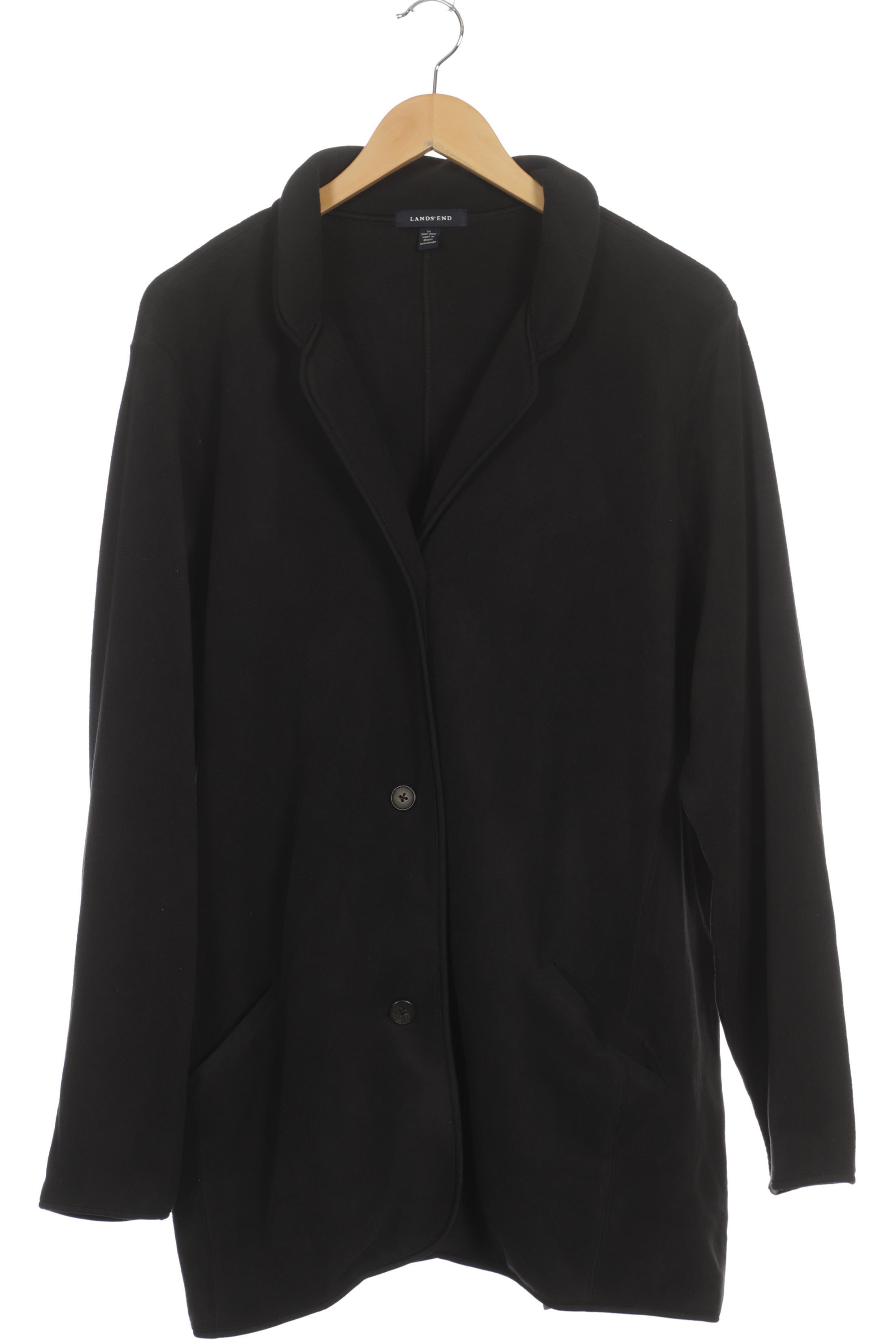 

Lands End Damen Strickjacke, schwarz, Gr.